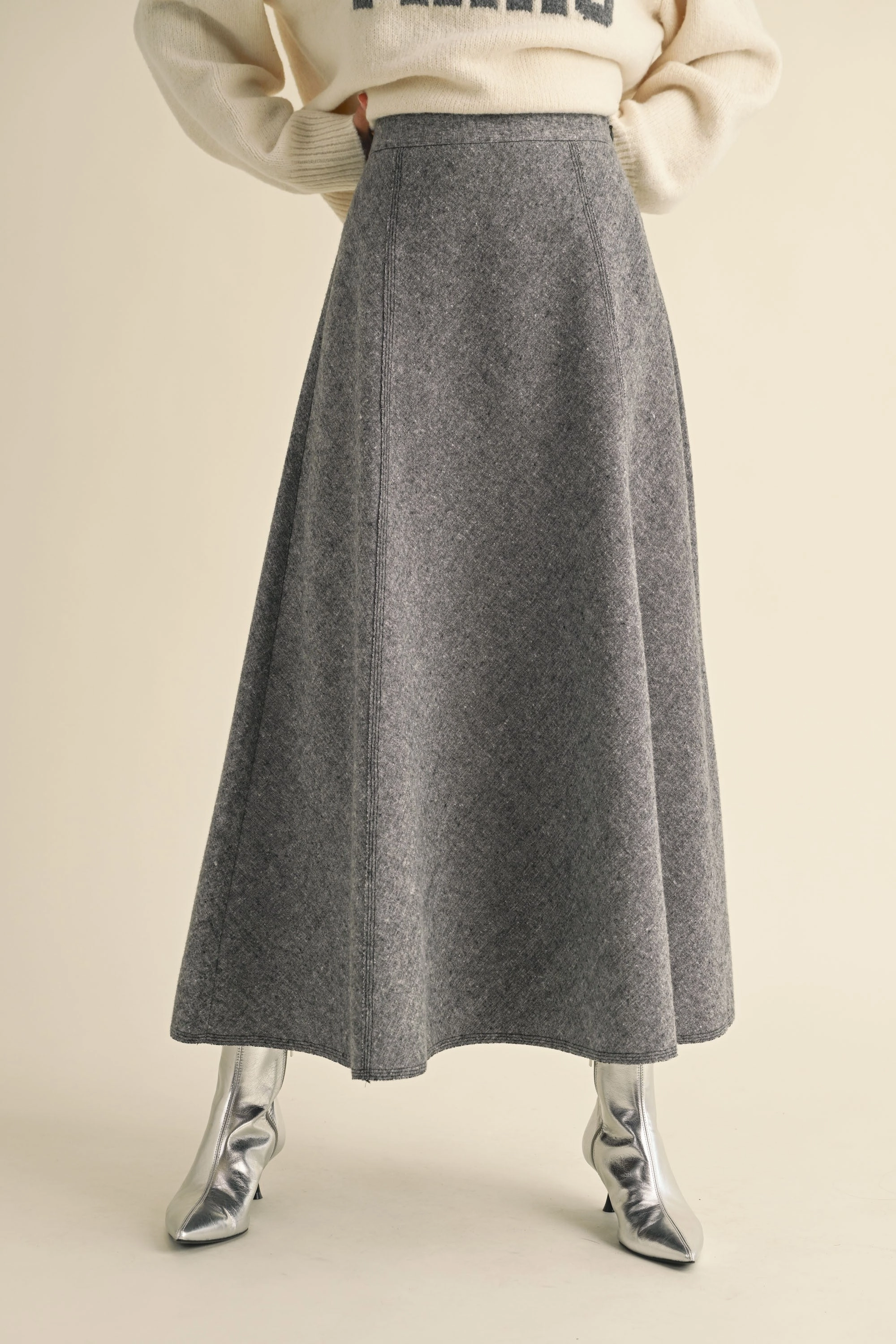 A Line Maxi Skirt Machine washable Modern Appeal