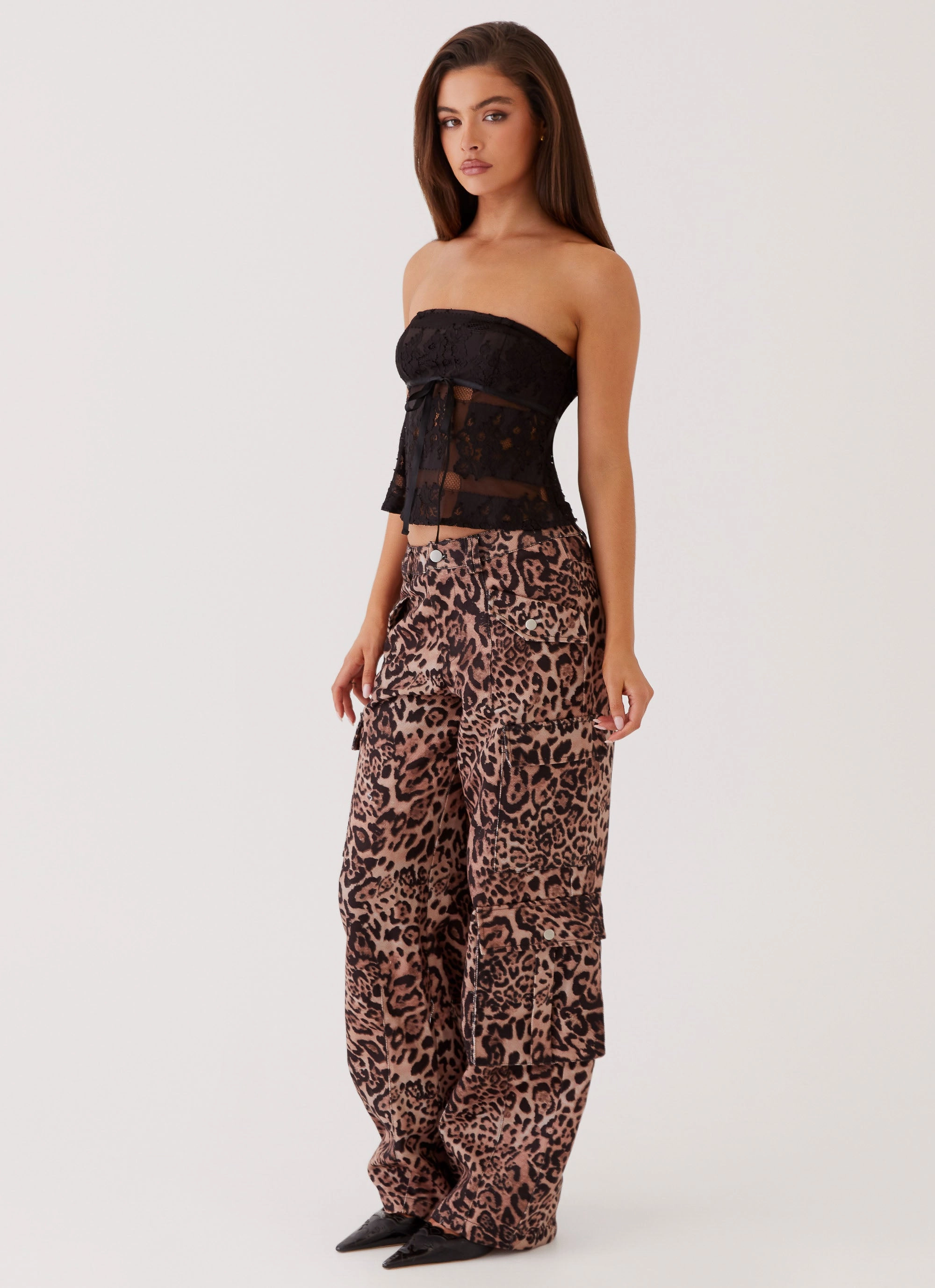 Break It Off Strapless Top - Black Stretch Fit Engineering