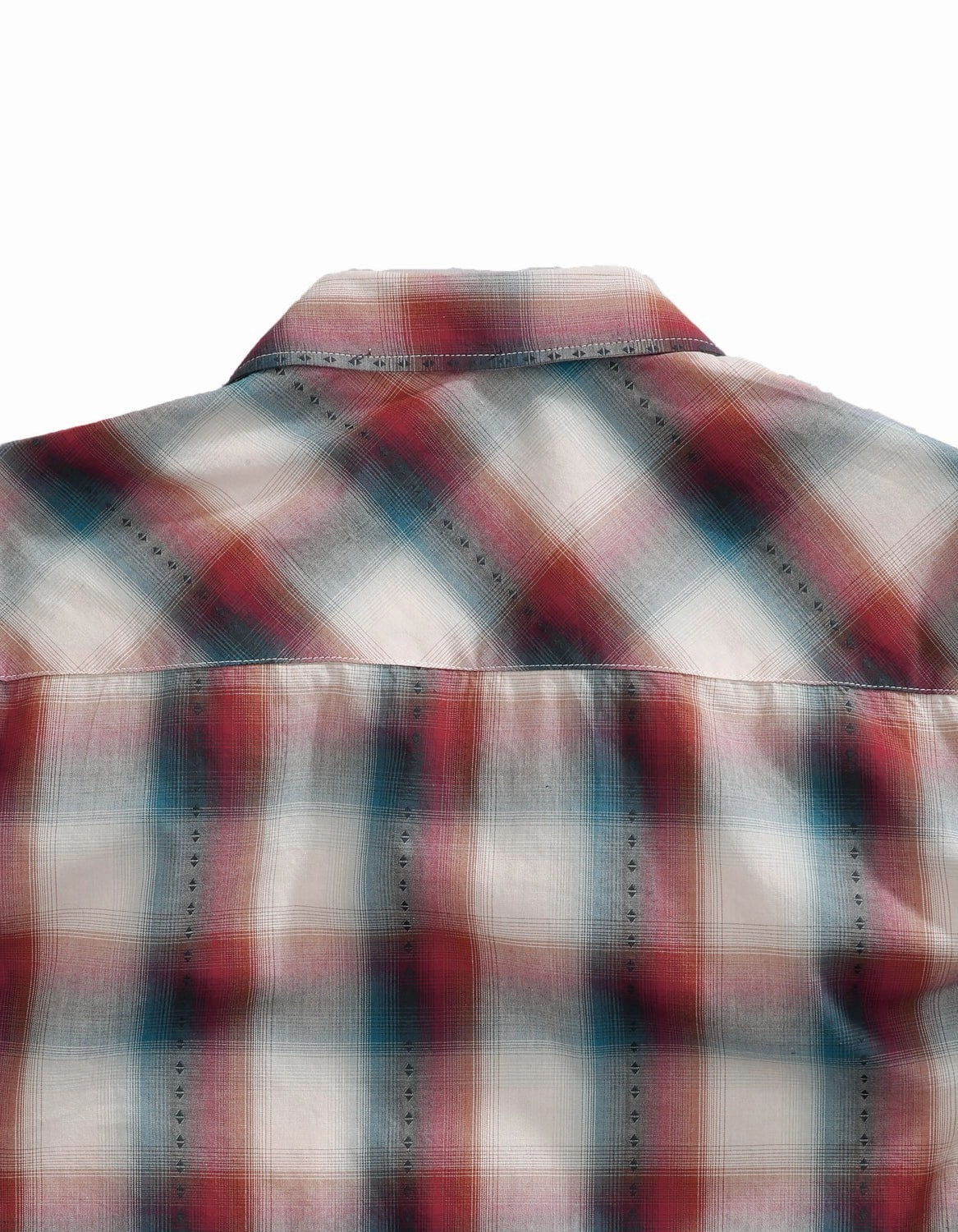 Tin Haul Mens Brown/Red 100% Cotton Ombre Dobby L/S Shirt Unisex Choice Contemporary Style