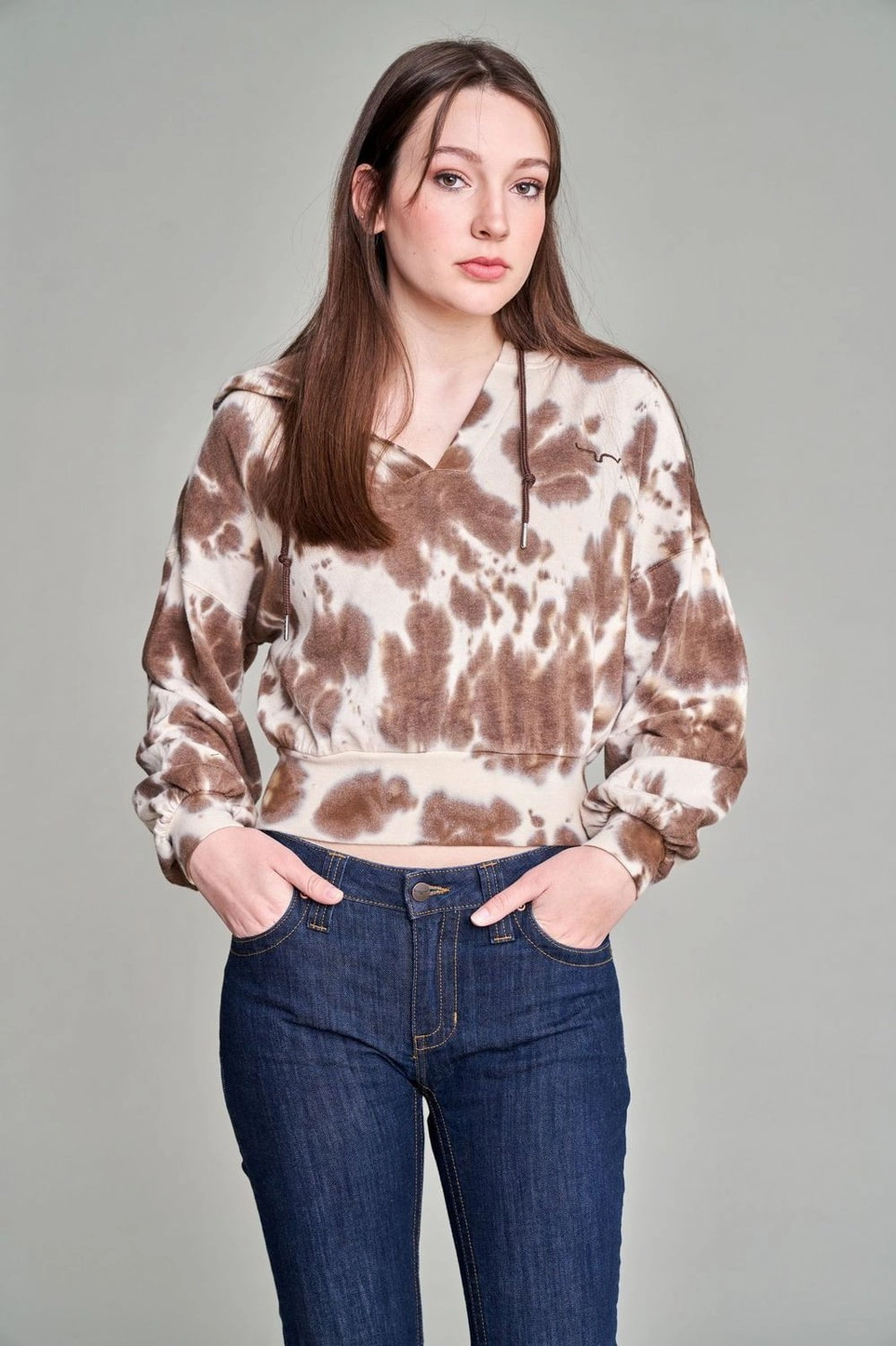 heavy duty fabric Kimes Ranch Womens Monterey Brown Cotton blend Hoodie