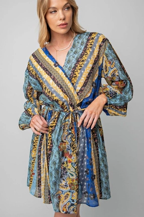 Air Comfort Flowy summer gown MANDY PRINTED COTTON VOILE SURPLUS DRESS