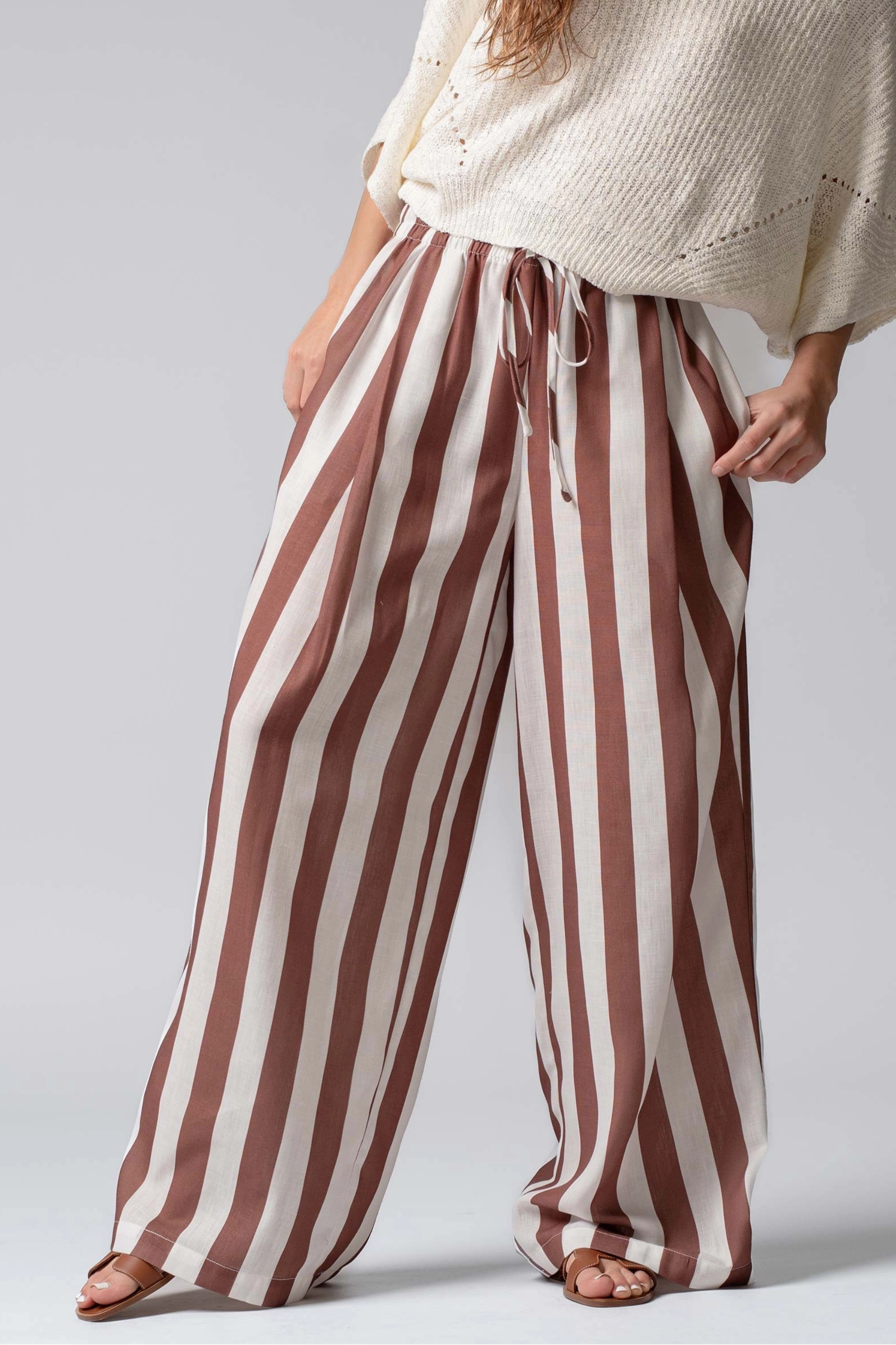 All-Day Wear Air Flow Linen Blend Pants