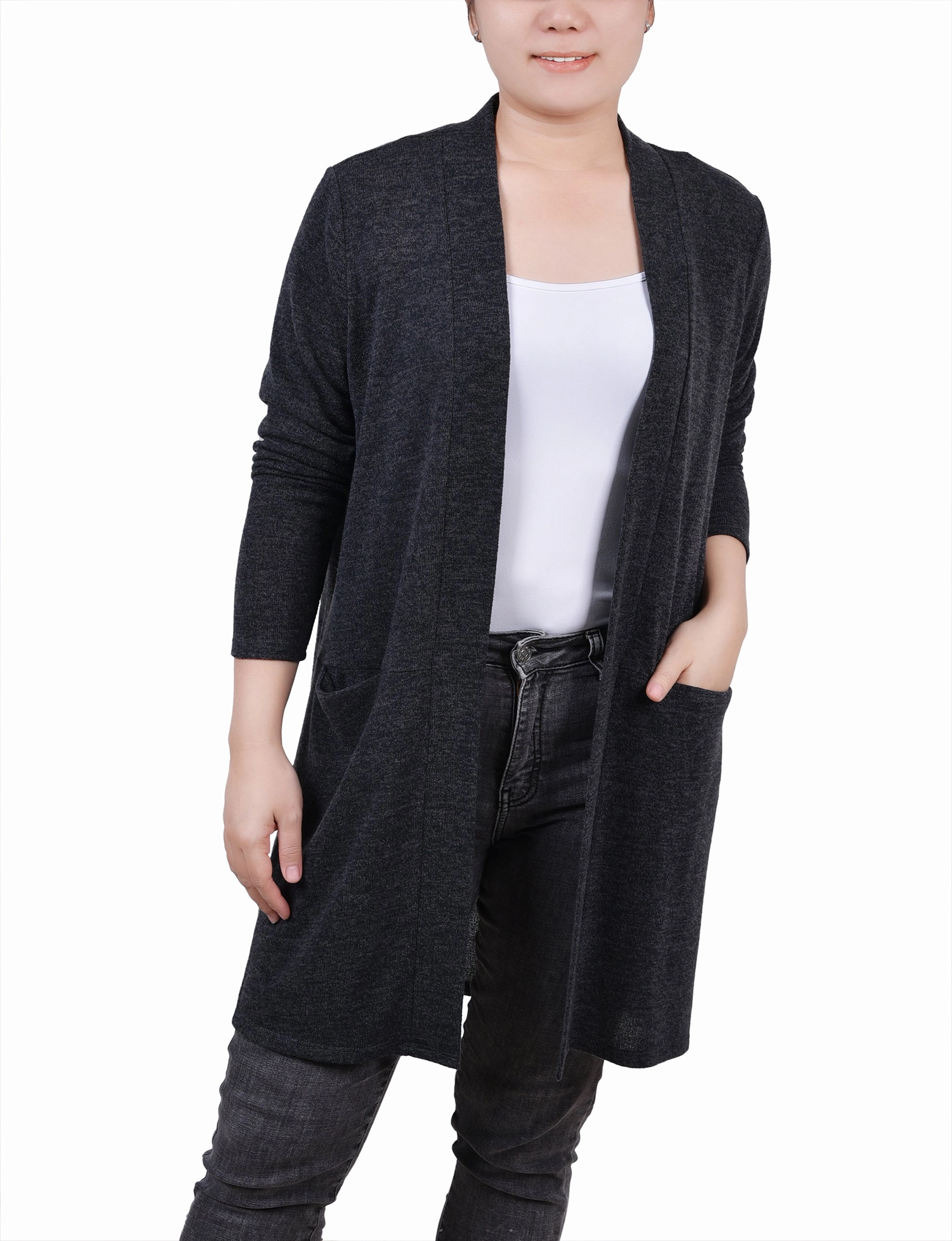 Long Sleeve Cardigan SoftBrushed AthleisureReady