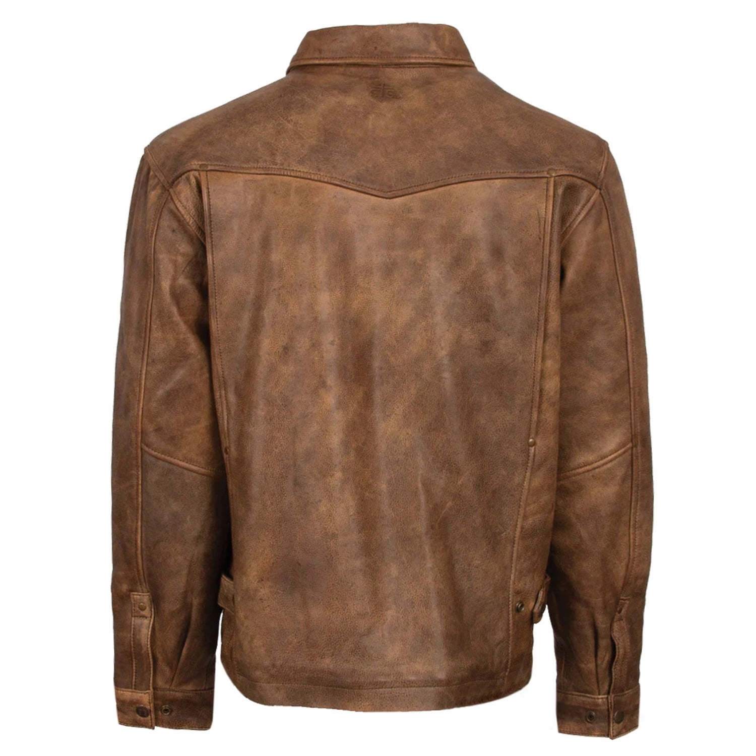 STS Ranchwear Womens Rifleman Chestnut Leather Leather Jacket Windproof Thermal Shell Bonded Fabric