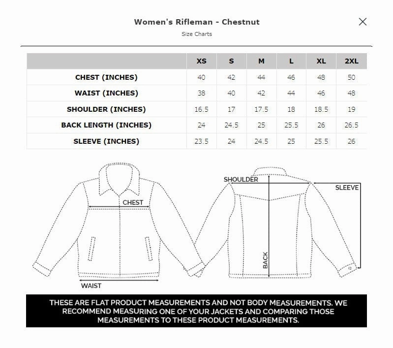 Knee Length STS Ranchwear Womens Rifleman Chestnut Leather Leather Jacket