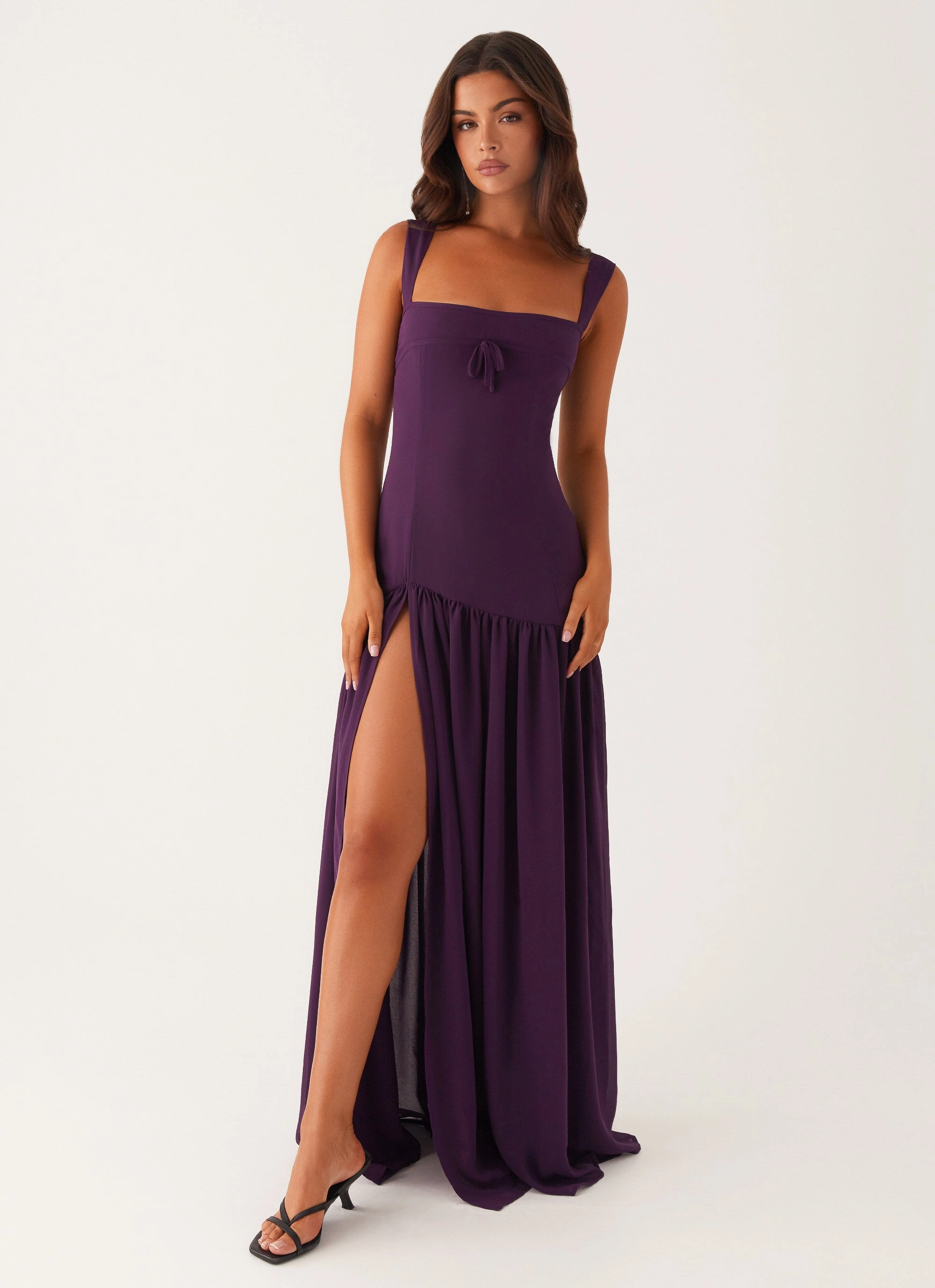 Practical Outerwear Alberta Maxi Dress - Mulberry
