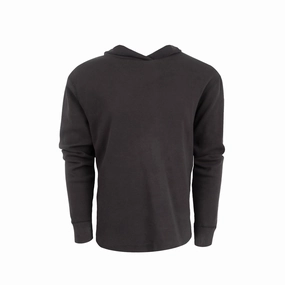 Casual Style Sporty Layers STS Ranchwear Mens Essential Black Cotton Blend Hoodie