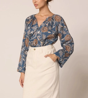 Allison Blouse | Magnolia Minimalist Detailing SlimFit