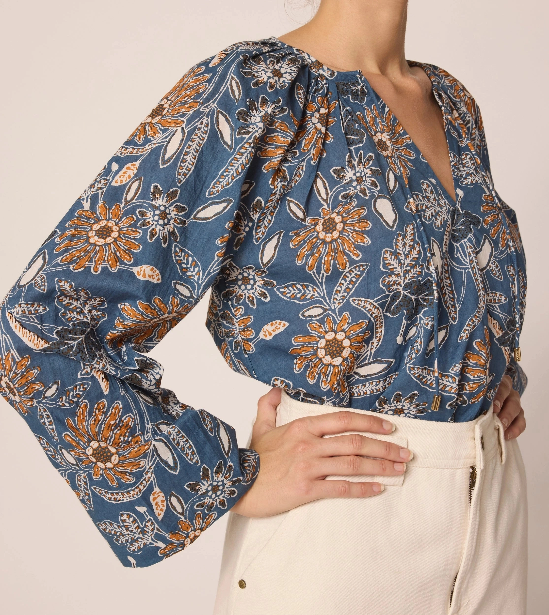 Allison Blouse | Magnolia Luxurious Feel EcoFriendly Manufacturing