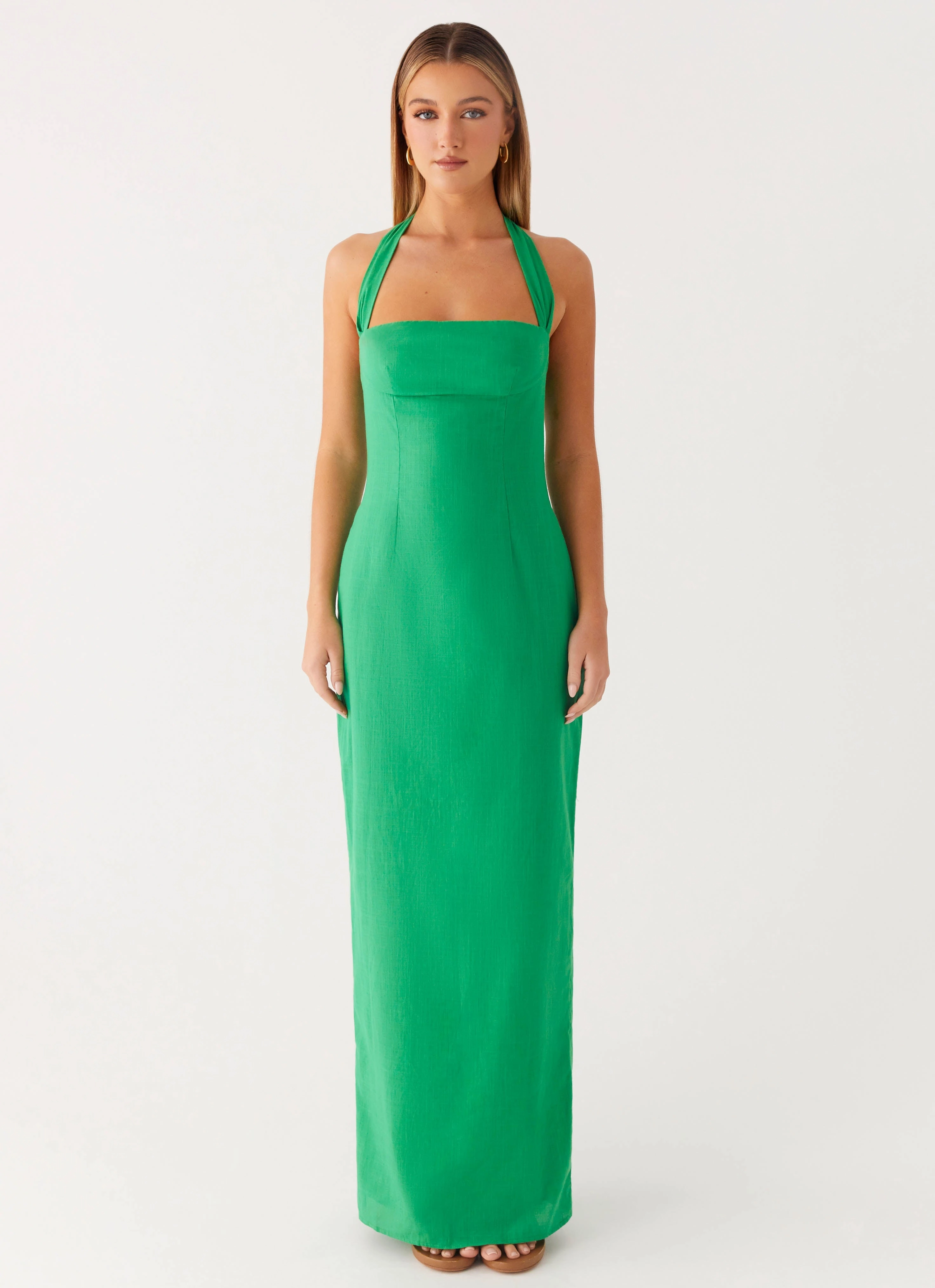 Allyse Maxi Dress - Cactus Lightweight Jacket