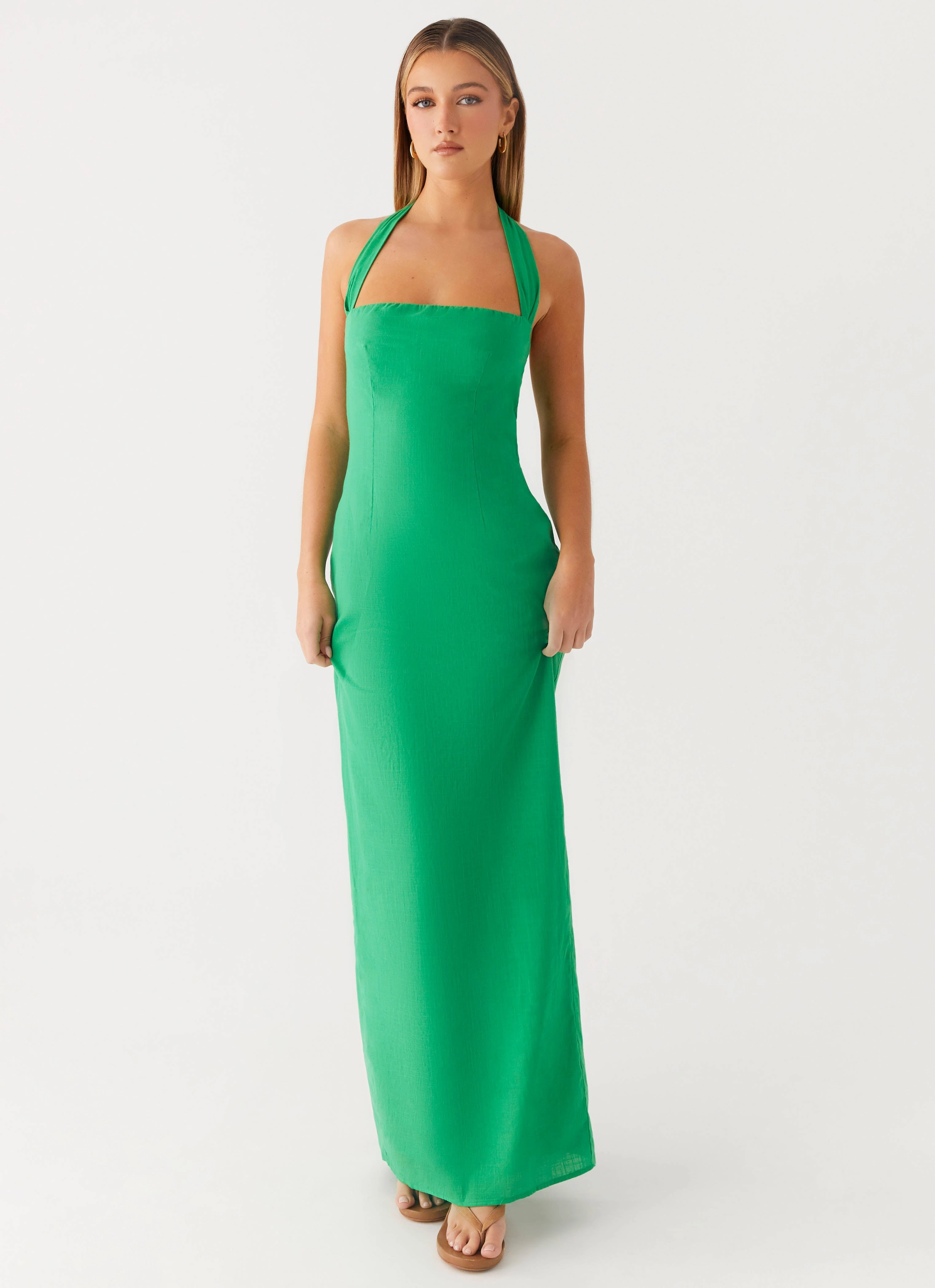 Allyse Maxi Dress - Cactus Snow Day