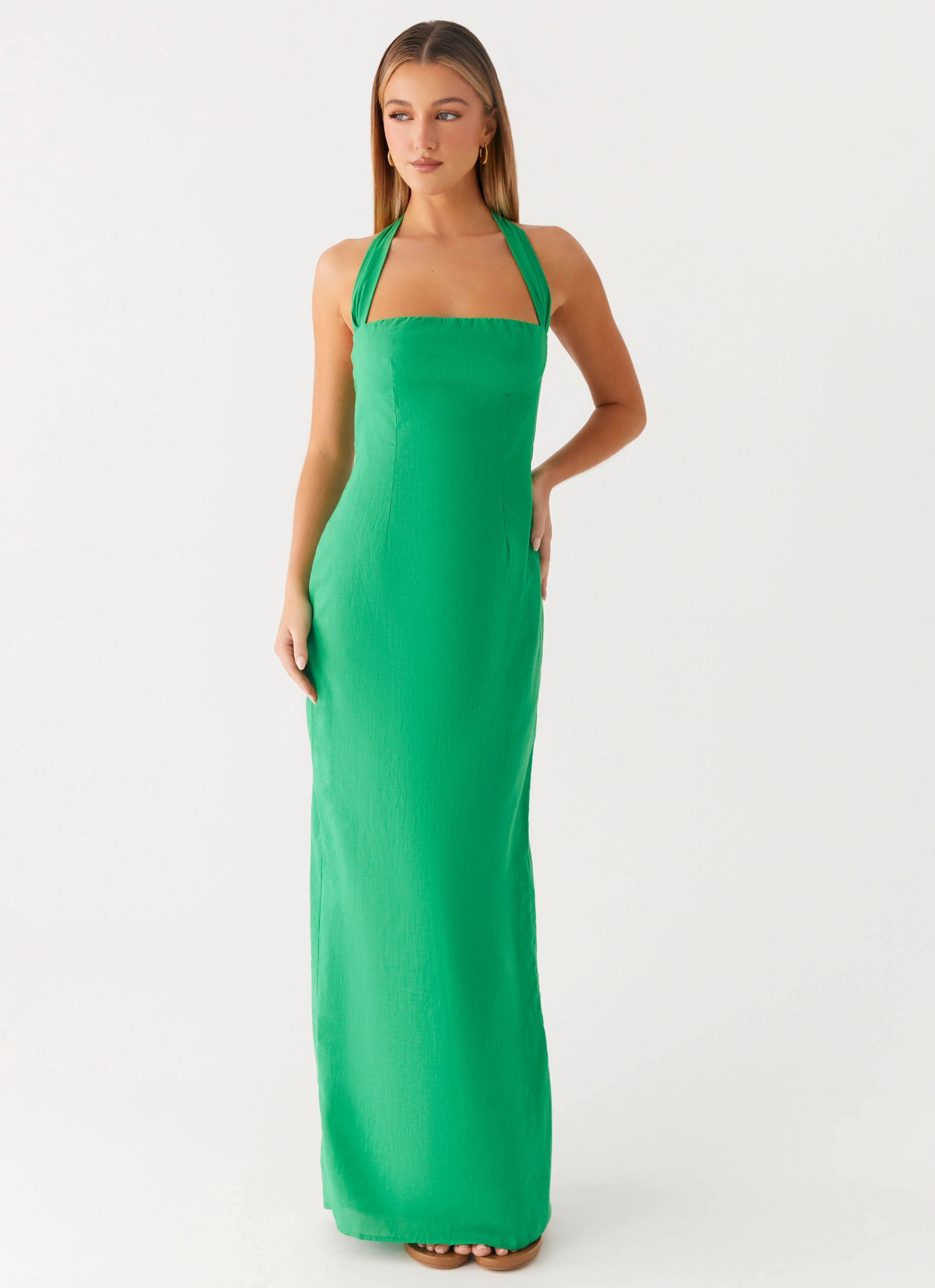 Cold Weather Allyse Maxi Dress - Cactus