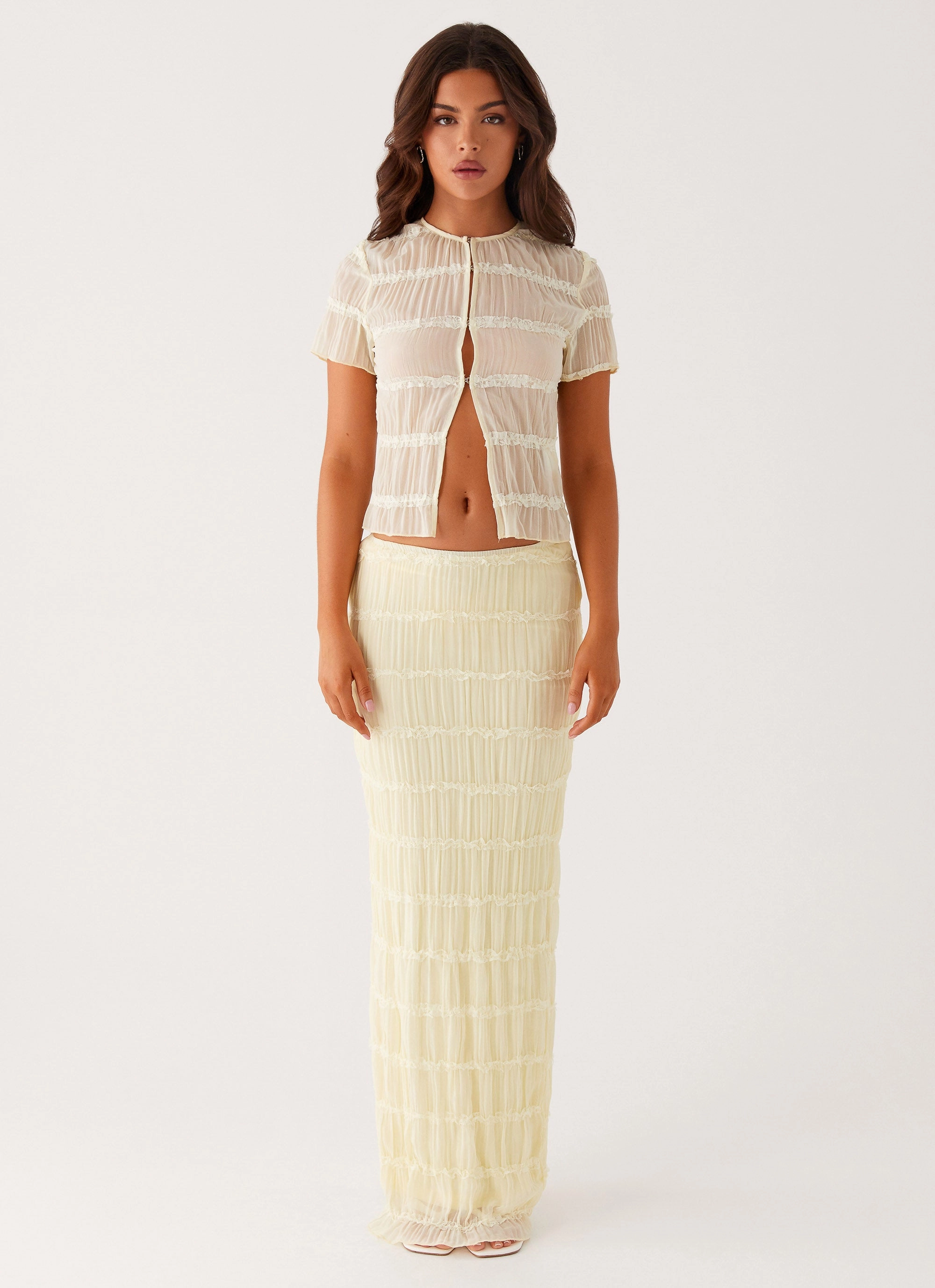 Daydreaming Top - Yellow Quick Release Fastener