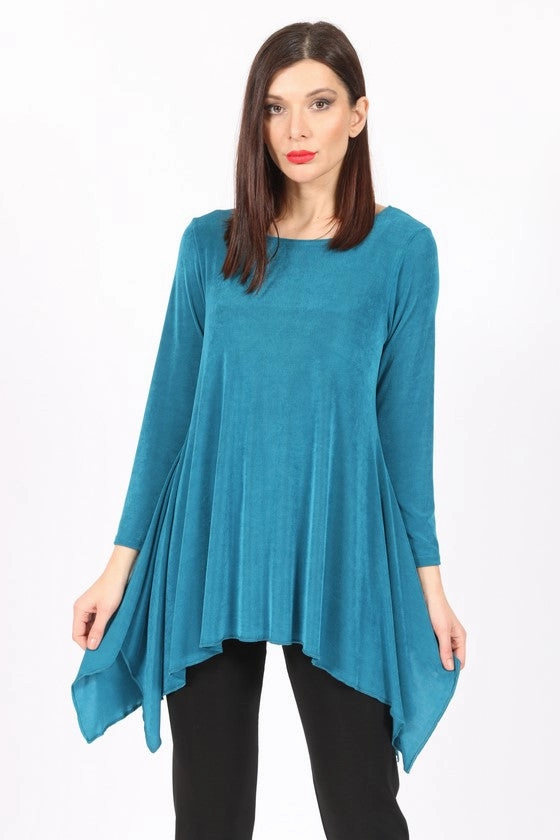 SLT508 Slinky Top ElasticTrimming Lightweight Layering Option