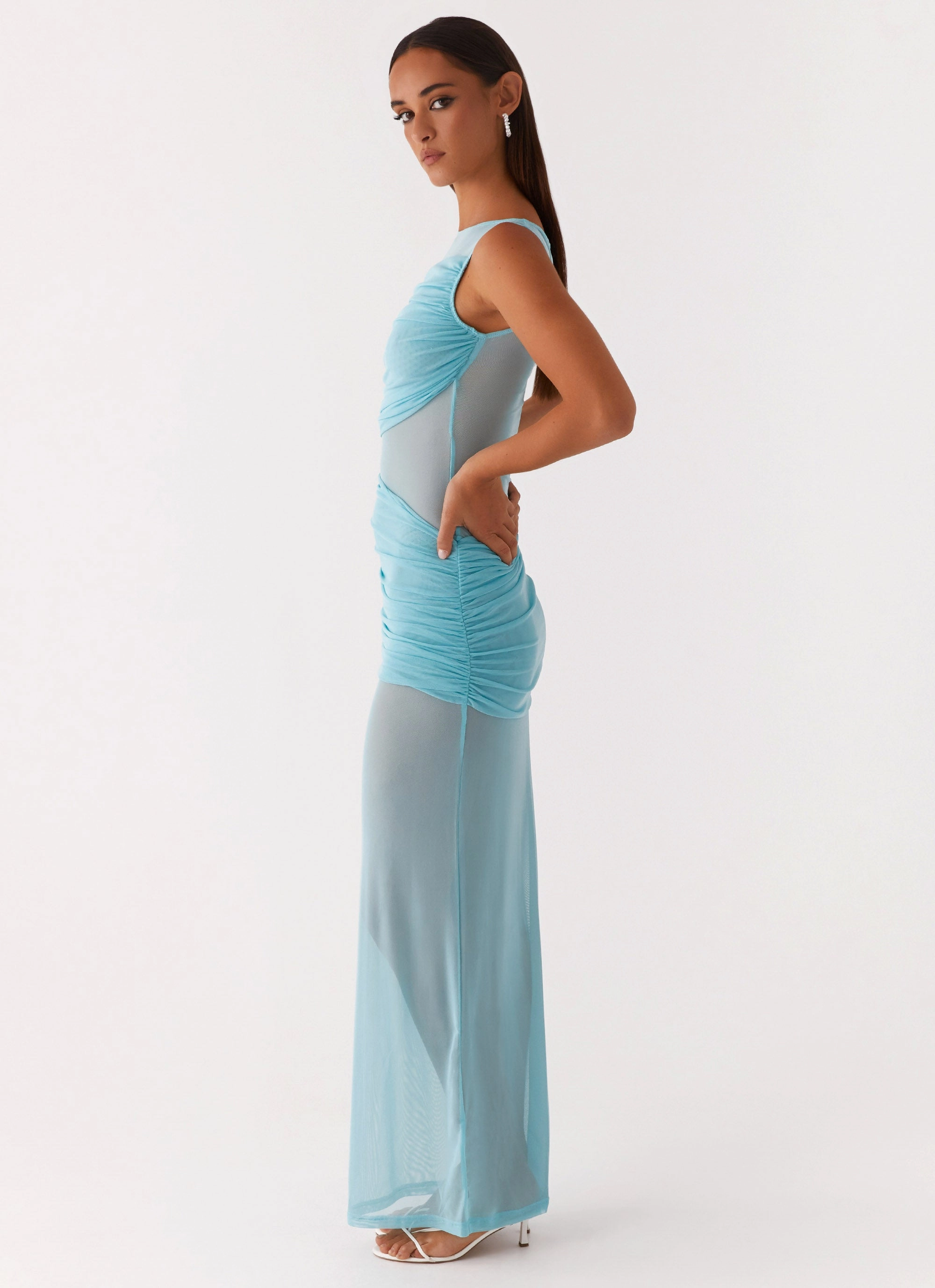 Apollo Maxi Dress - Aqua Smooth Vibes