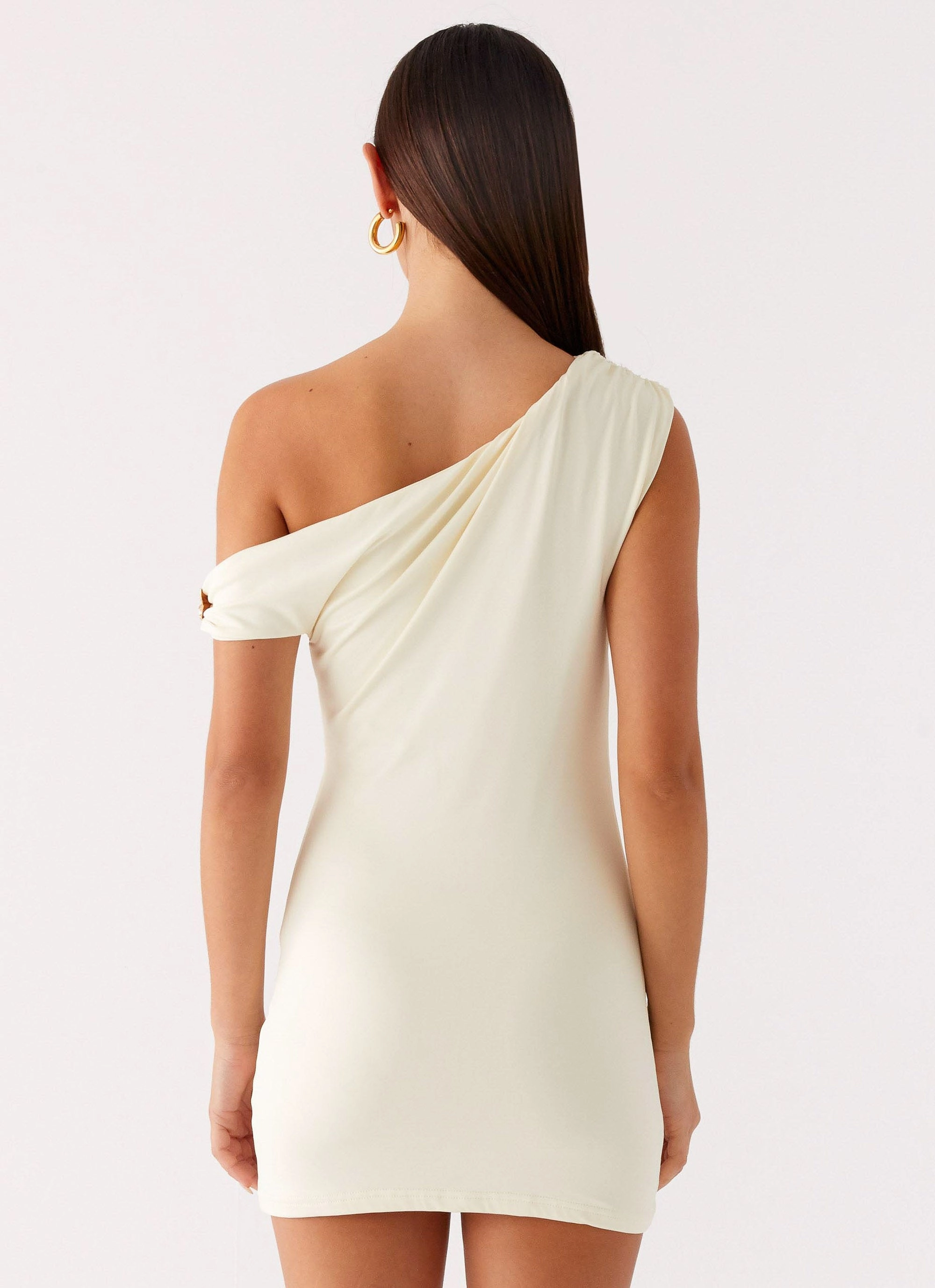 Island Time Mini Dress - Yellow Layered Volume