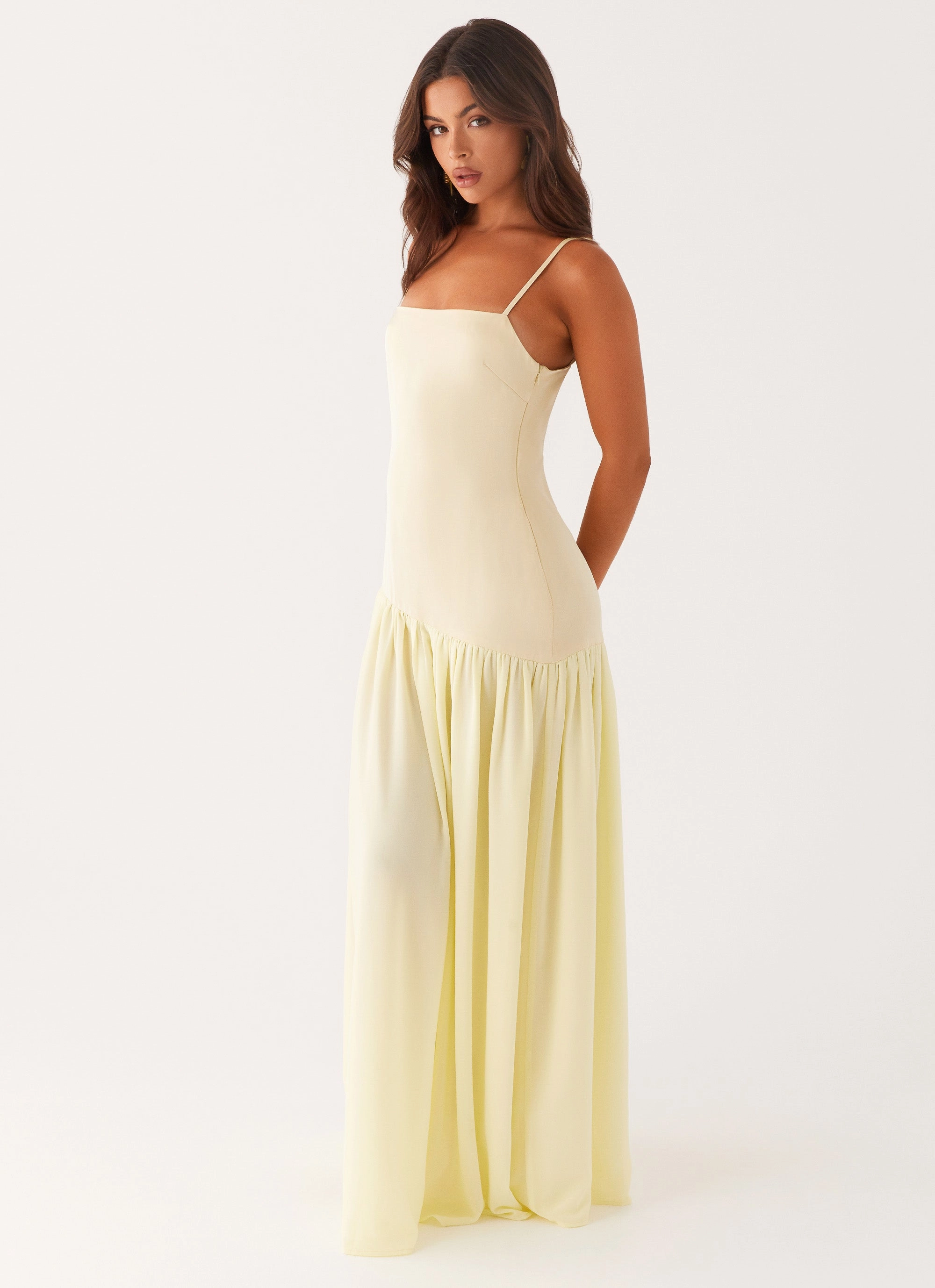 Chic Urban Asteria Maxi Dress - Yellow