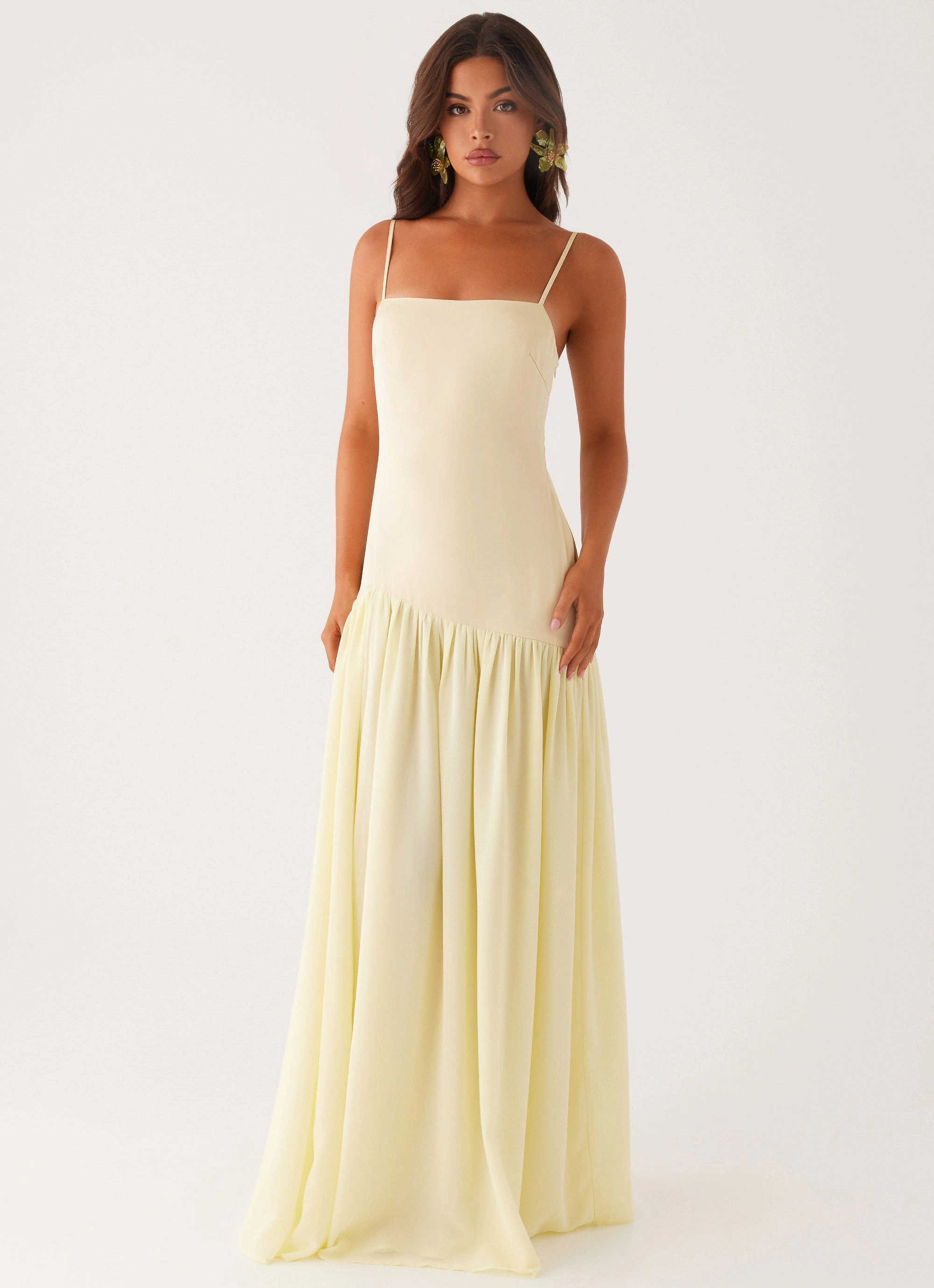 Asteria Maxi Dress - Yellow Down Filled Thermal Jacket