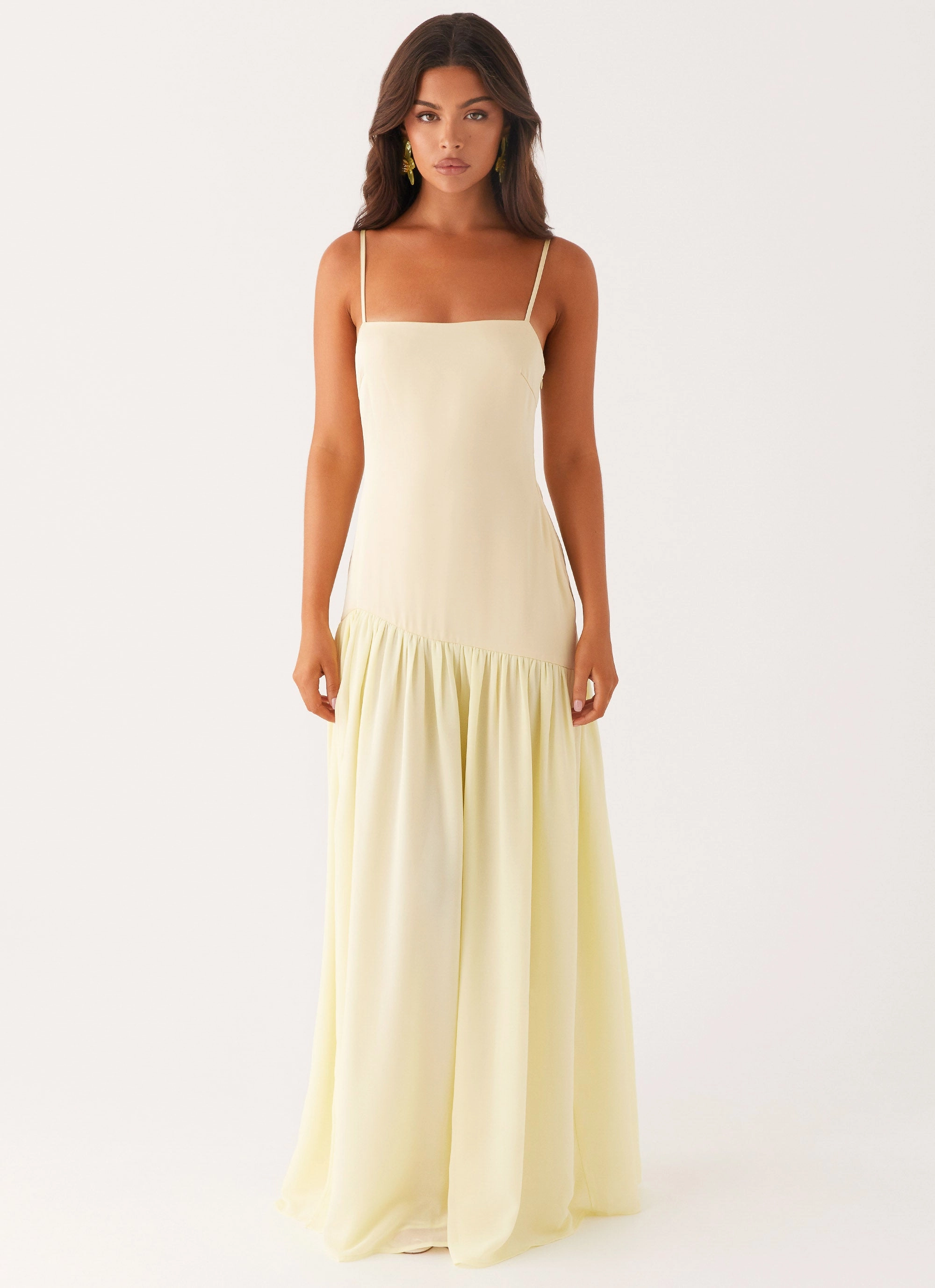 Asteria Maxi Dress - Yellow Insulated Fashion