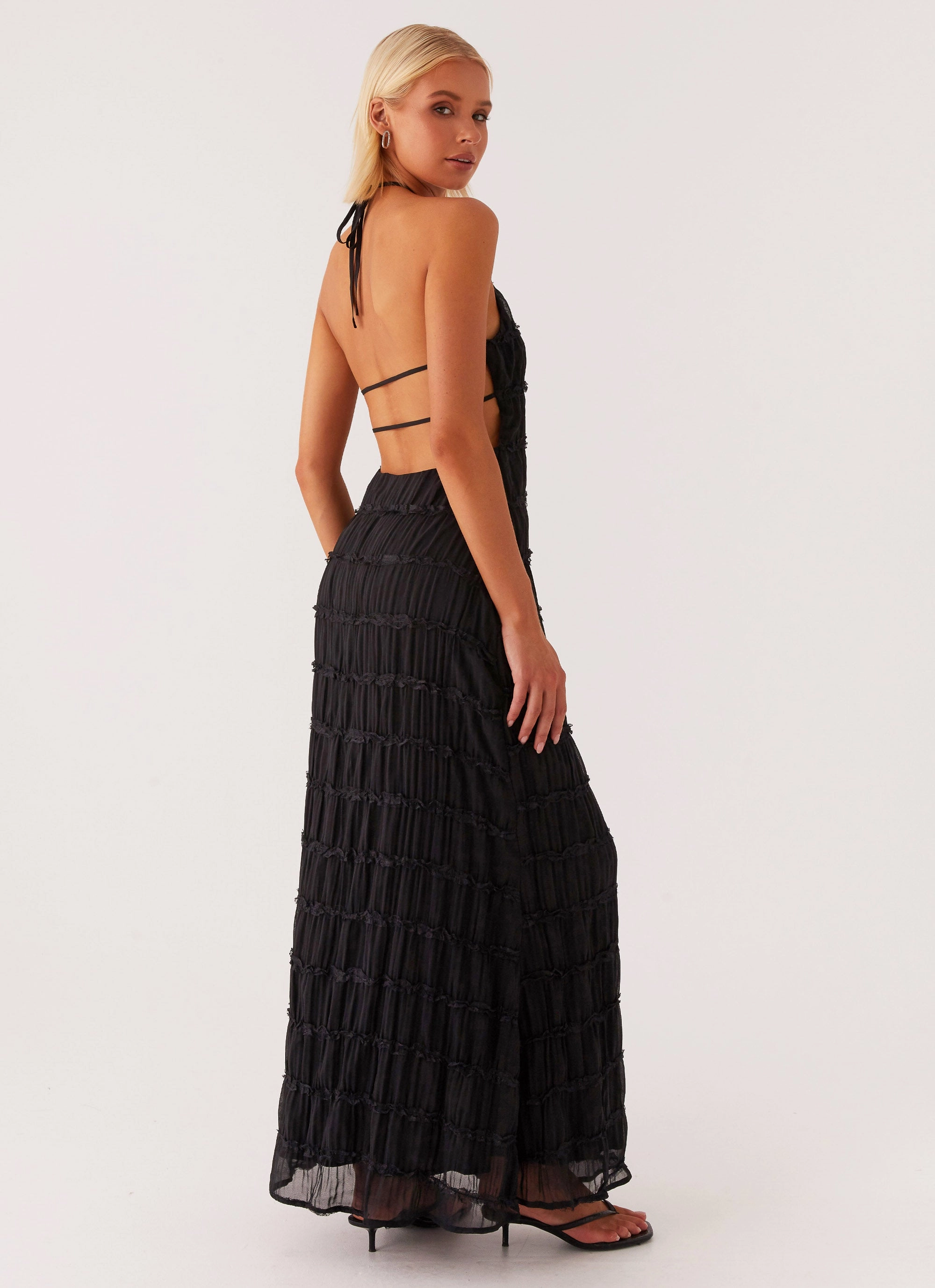 Practical Outerwear Aullie Maxi Dress - Black