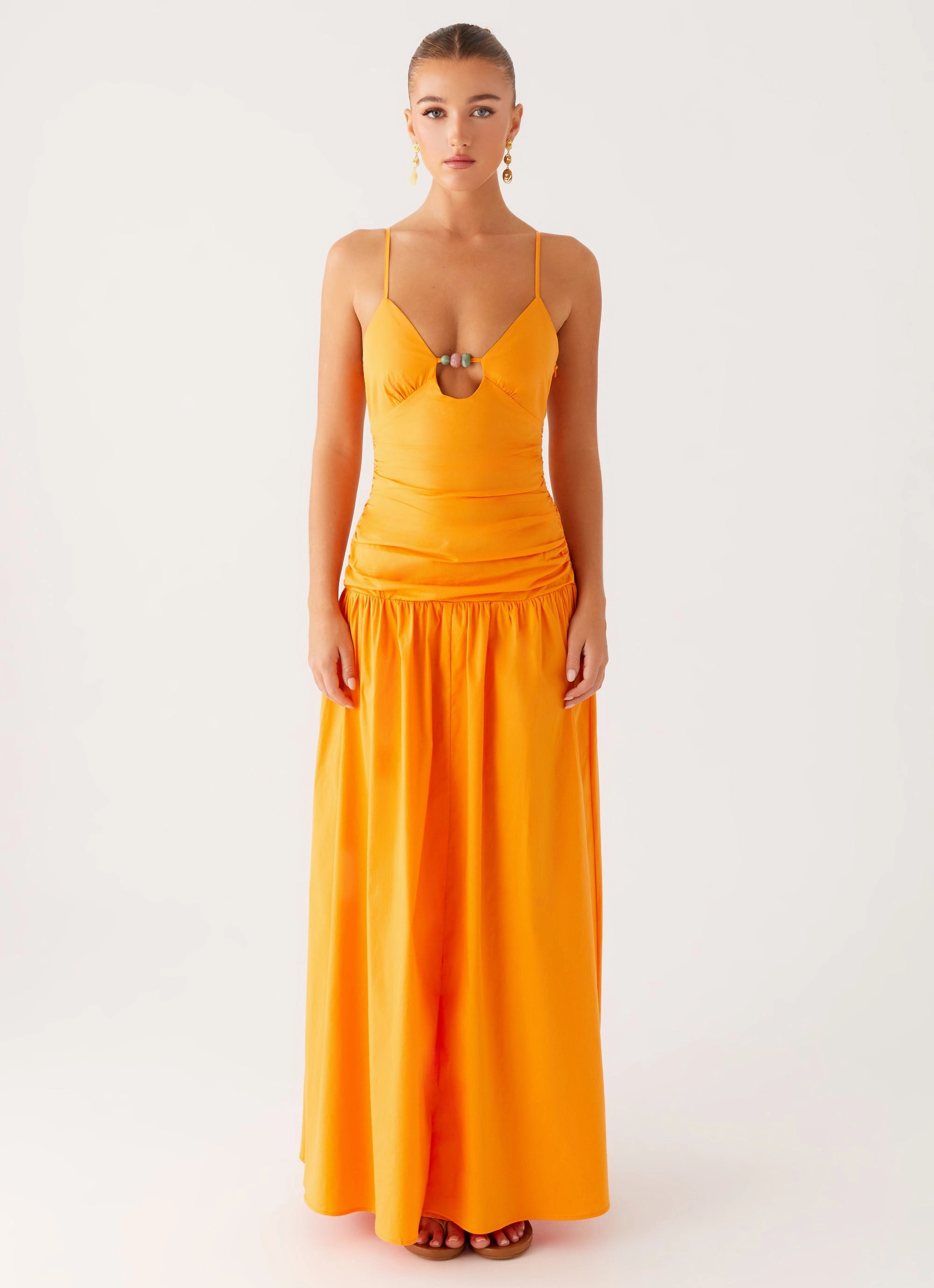 Bright Appeal Work Vibes Avani Maxi Dress - Orange