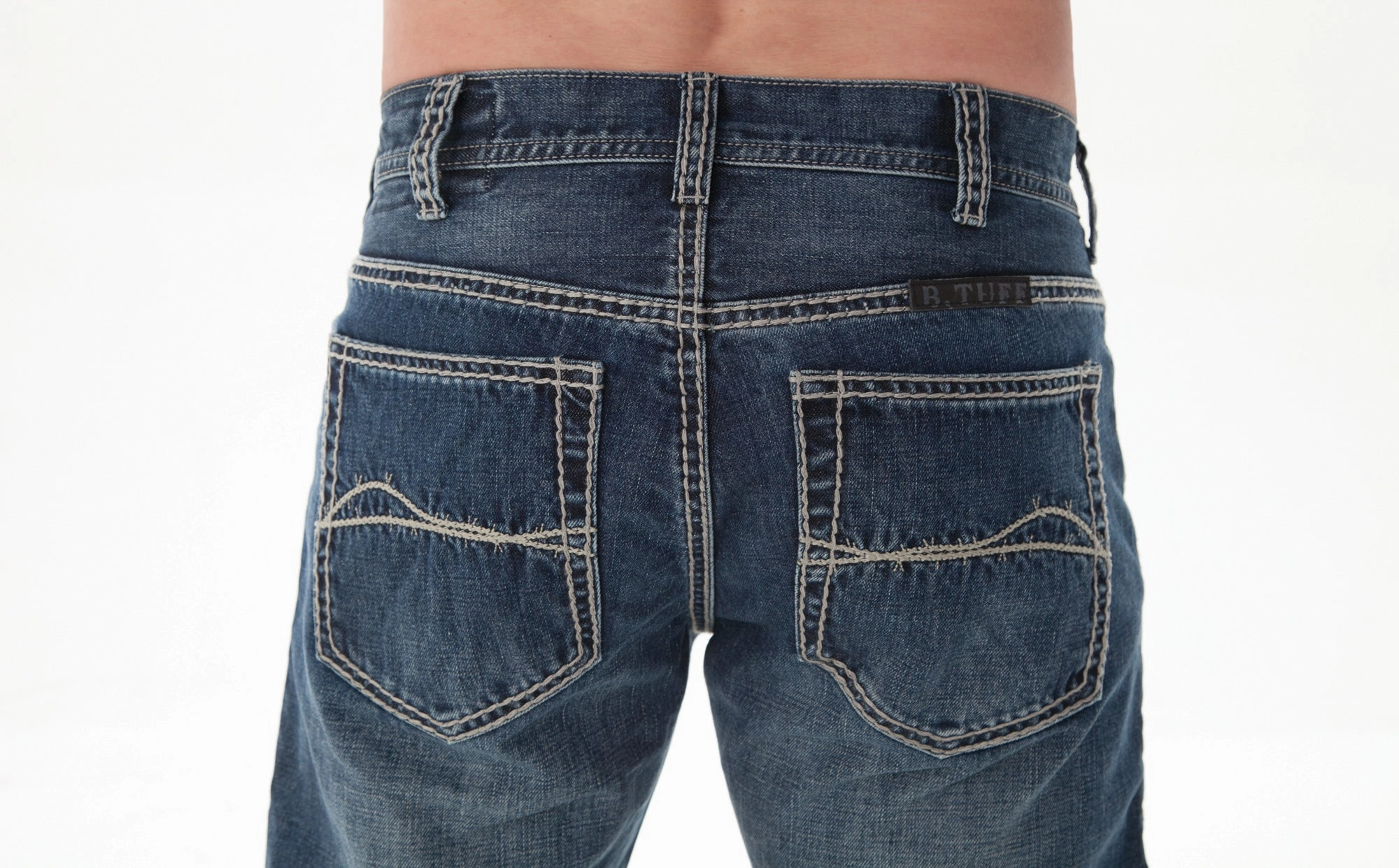 Comfortable clothing Party Look Sunny Vibes Couple Look B Tuff Mens Medium Wash 100% Cotton Jeans American Flag HOOAH