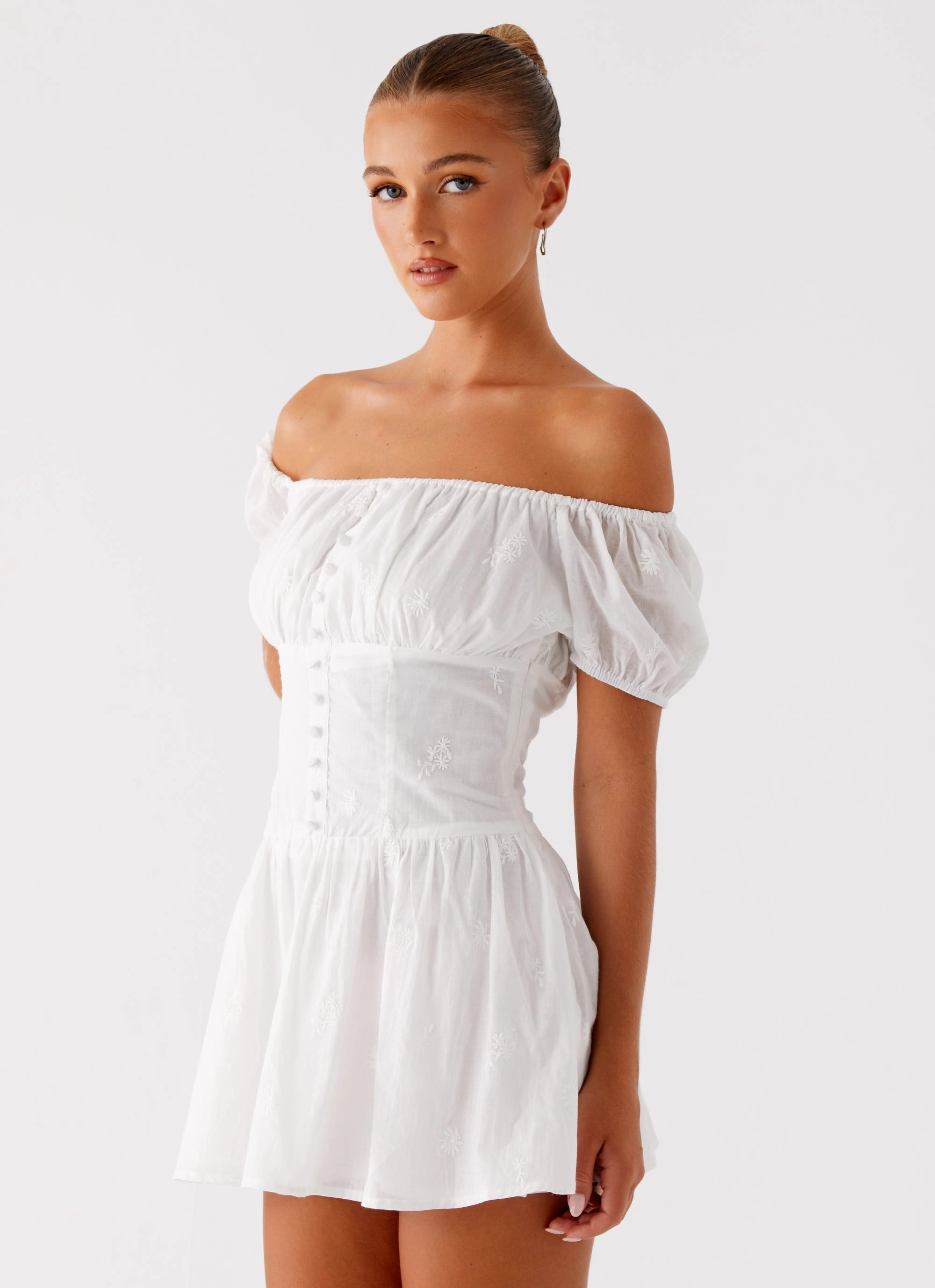 Anthem Mini Dress - Ivory Villa Mood