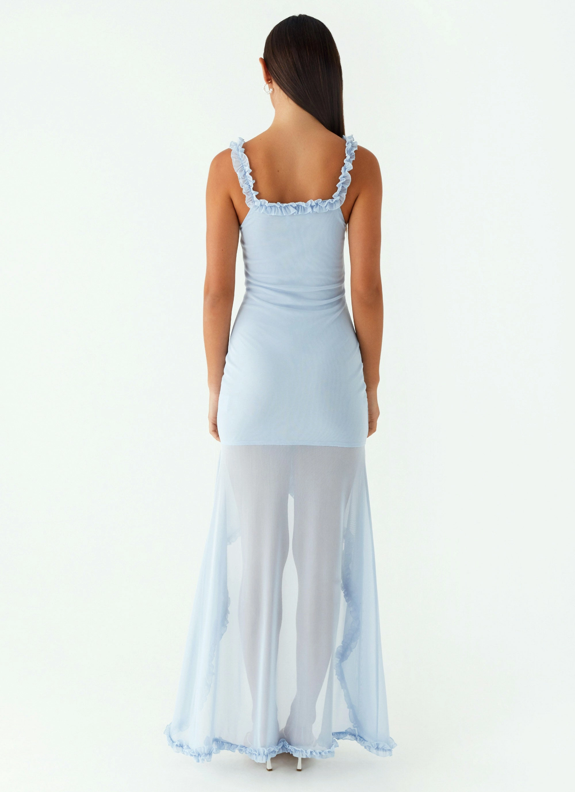 Belinda Maxi Dress - Blue Fluid Shape