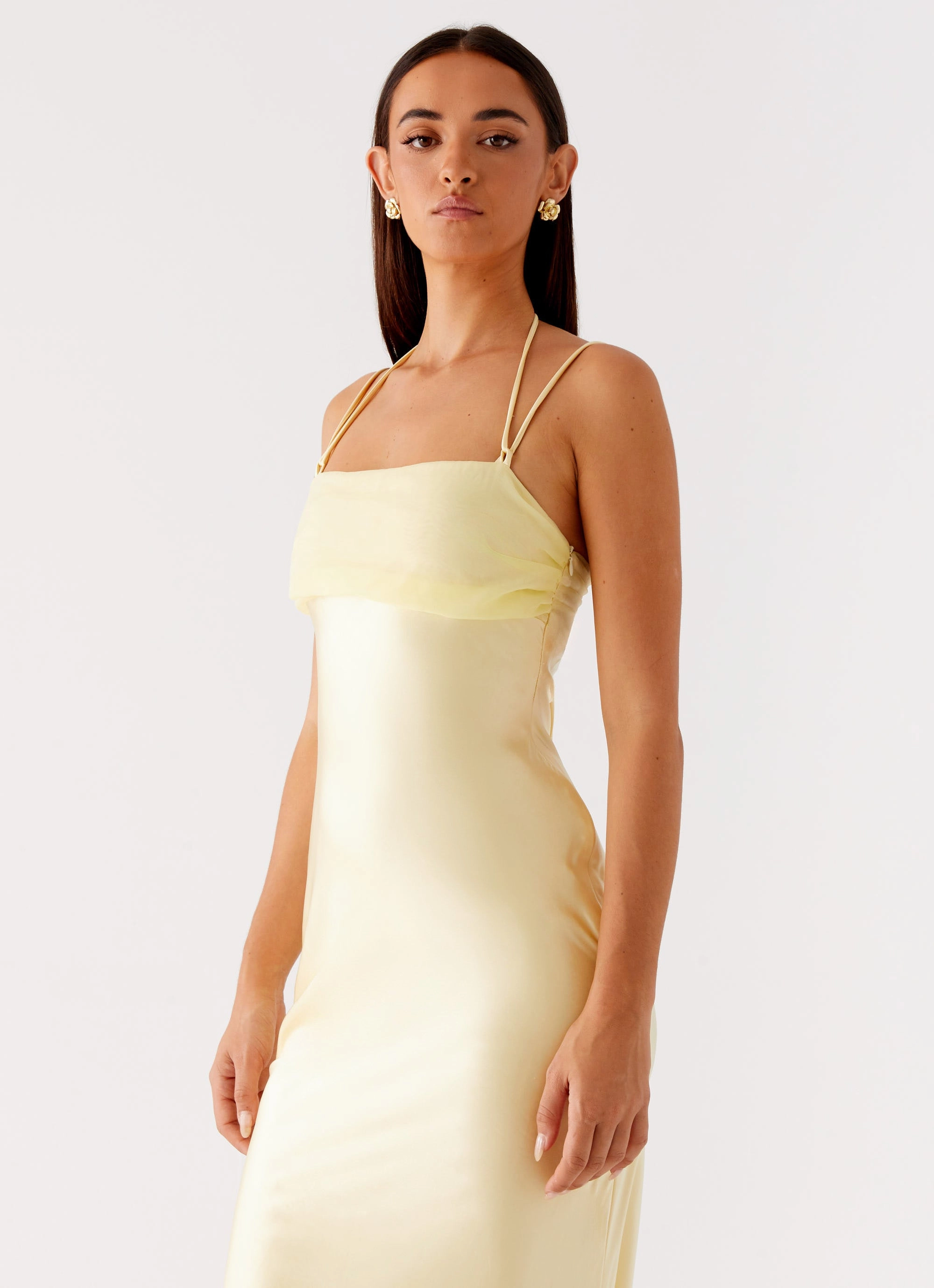 Belize Maxi Dress - Yellow Recycled-Material