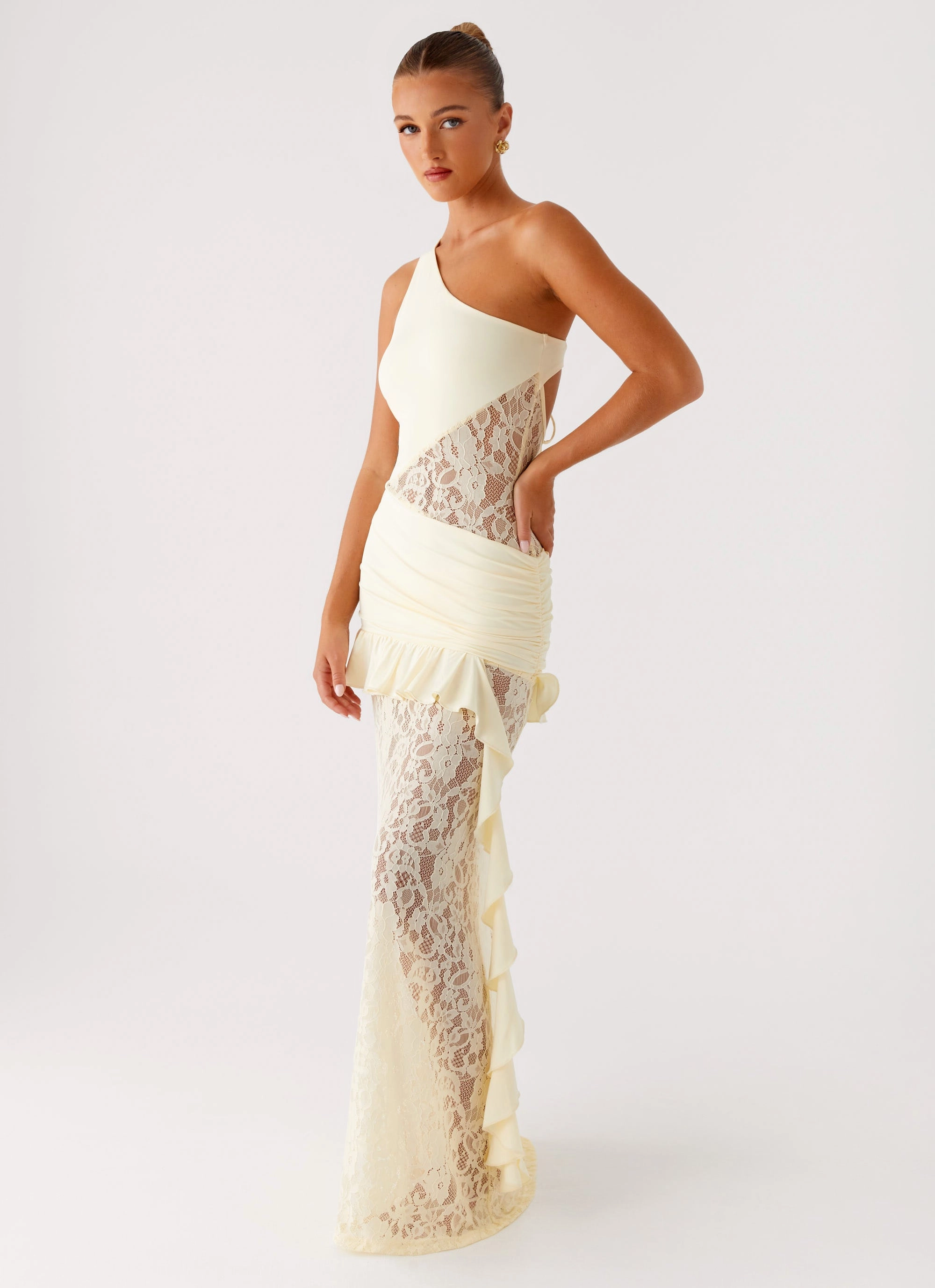 Benita Maxi Dress - Yellow Evening Out