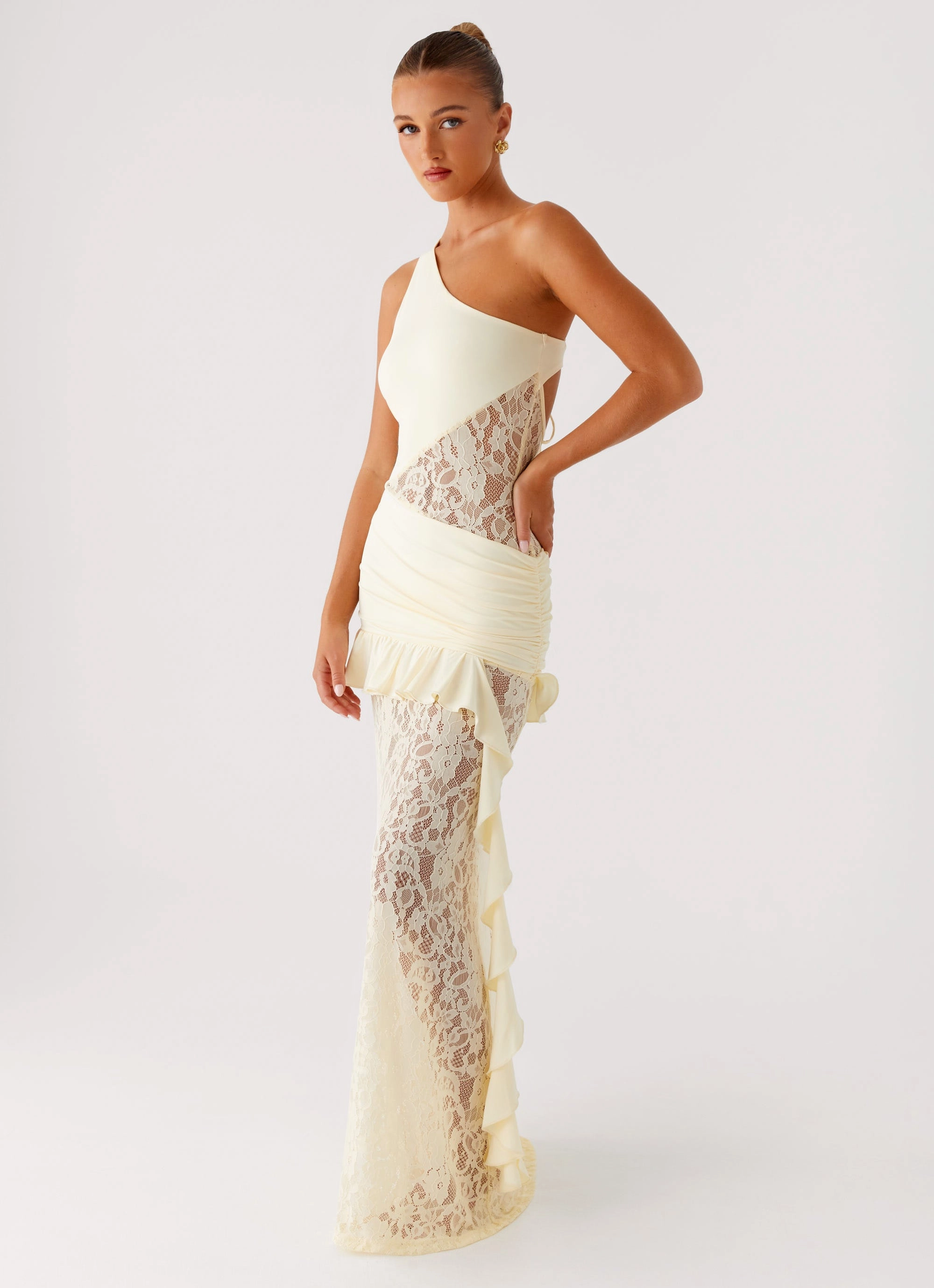 Benita Maxi Dress - Yellow Snow Day