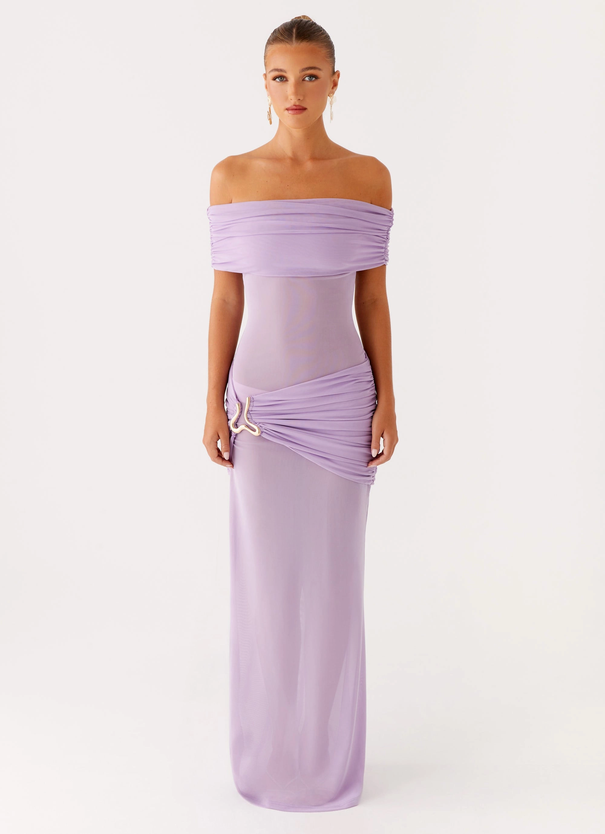 Benji Maxi Dress - Lilac Comfortable Jacket