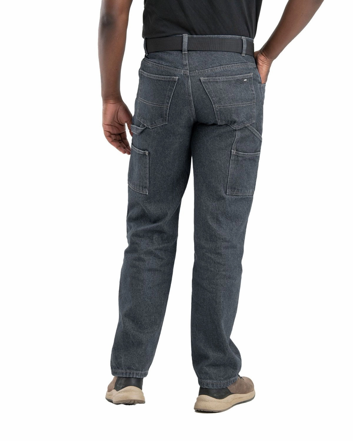 Berne Apparel Mens Heartland Flex Carpenter Stone Wash Cotton Blend Jeans Minimalist Pocket Layout Weekend Style Outdoor Adventure