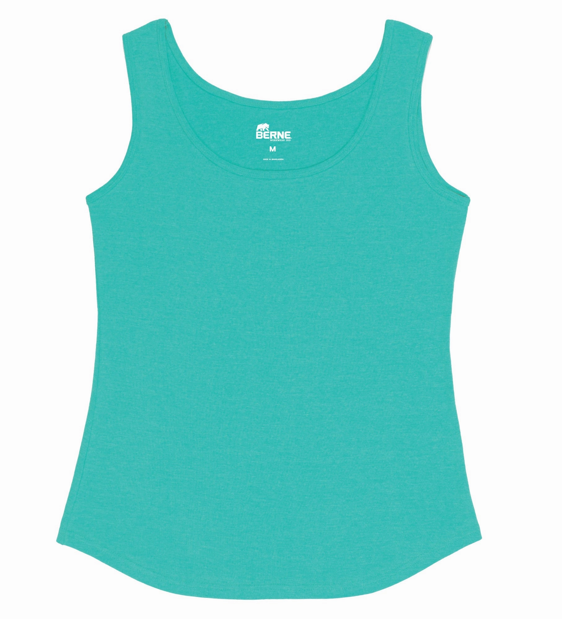Wrinkle Resistant Finish Berne Aqua Cotton Blend Ladies Lightweight Performance Tank S/L