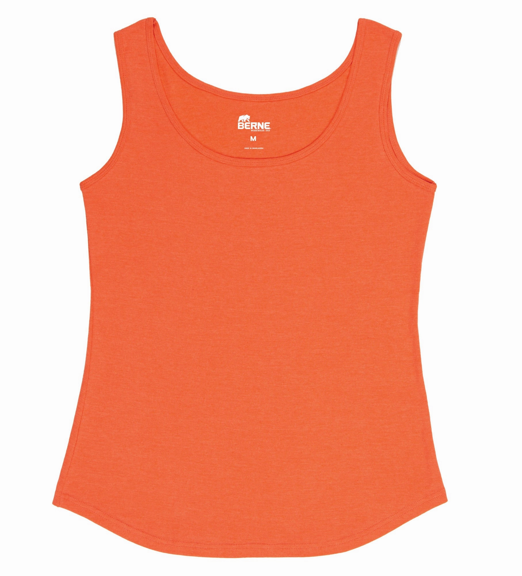 Professional Look Berne Coral Cotton Blend Ladies Lightweight Performance Tank S/L