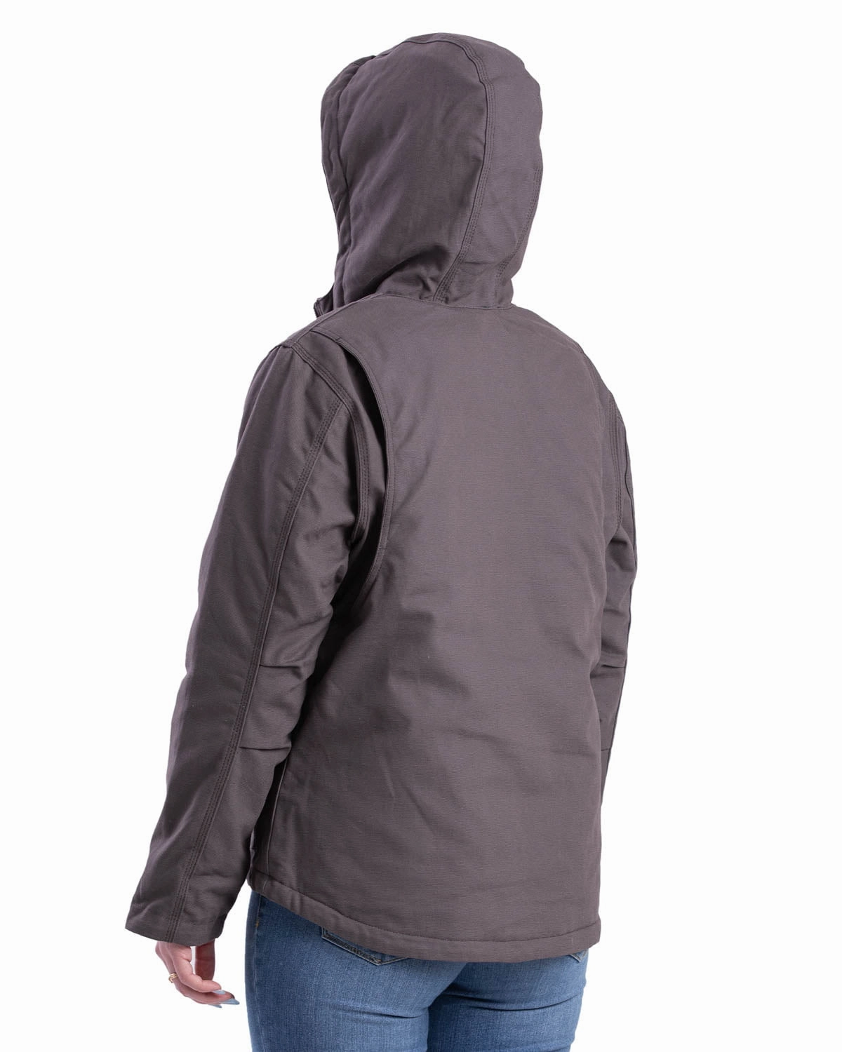 Berne Ladies Titanium 100% Cotton Ladies Hooded Jacket Airflow Optimization Softshell Technology