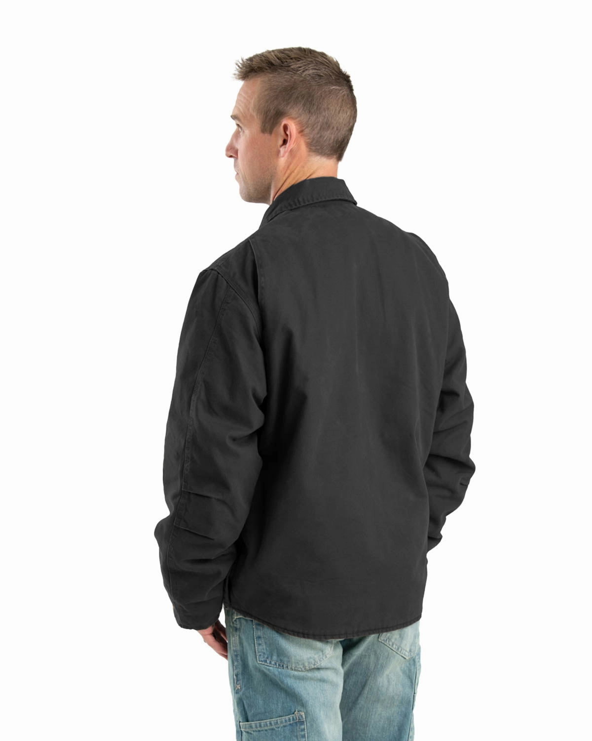 Erasable Stains Treatment Ethical Manufacturing Berne Mens Black 100% Cotton Echo One One Jacket