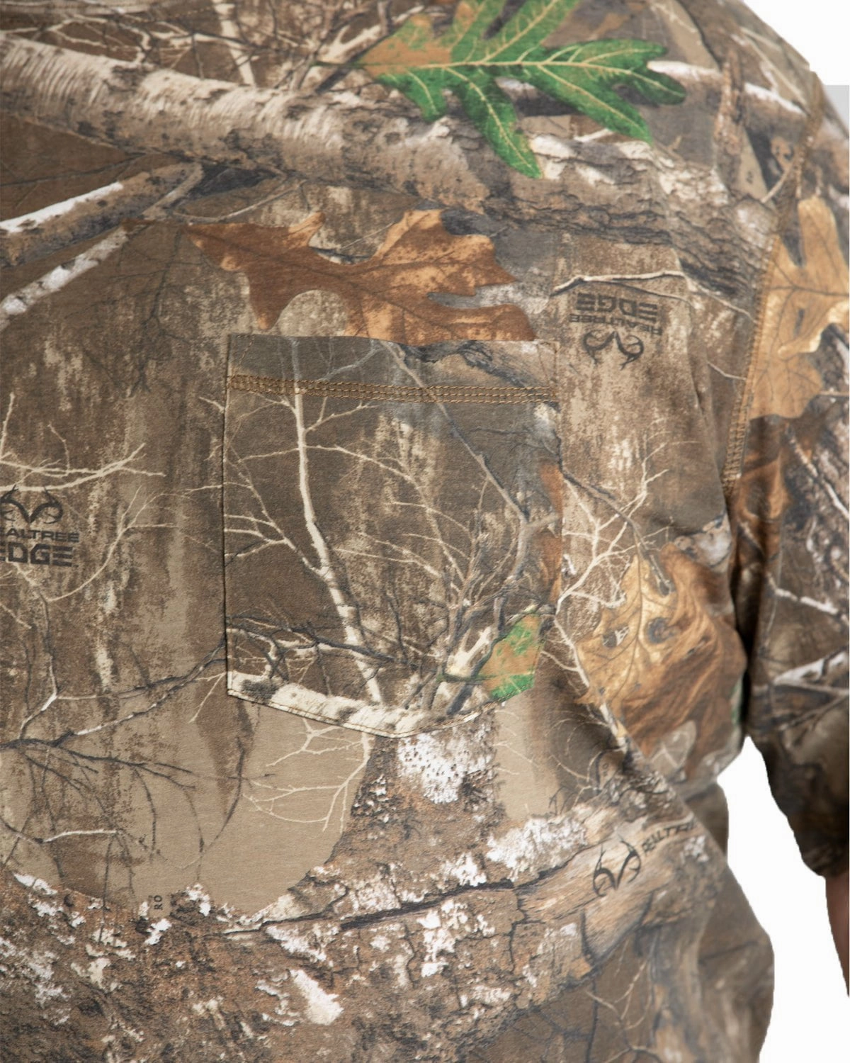 Berne Mens Realtree Edge Cotton Blend Lightweight Performance Tee S/S Trendsetting Design Casual Comfort