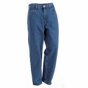 Relaxed Look Berne Mens Stone Wash Dark 100% Cotton Classic 5-Pocket Jean 42X29