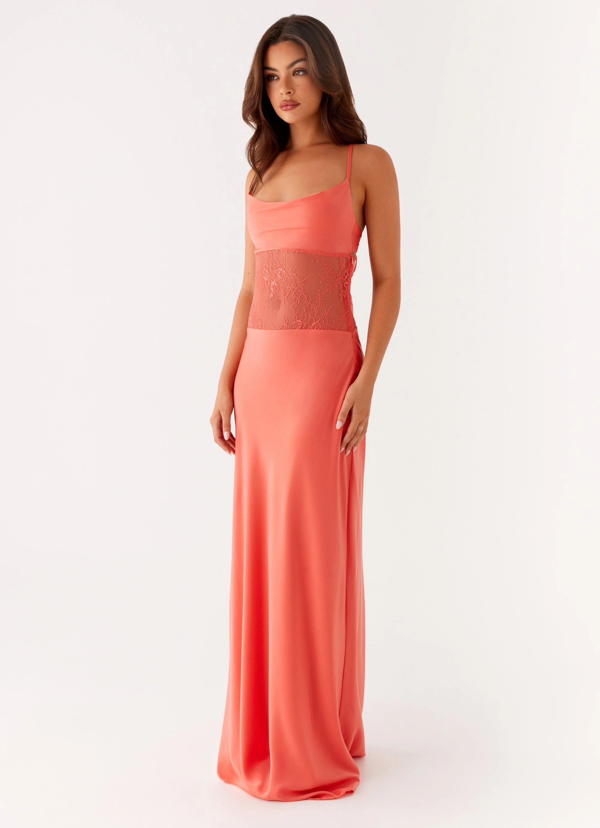 Shae Maxi Dress - Tangerine Layering Piece