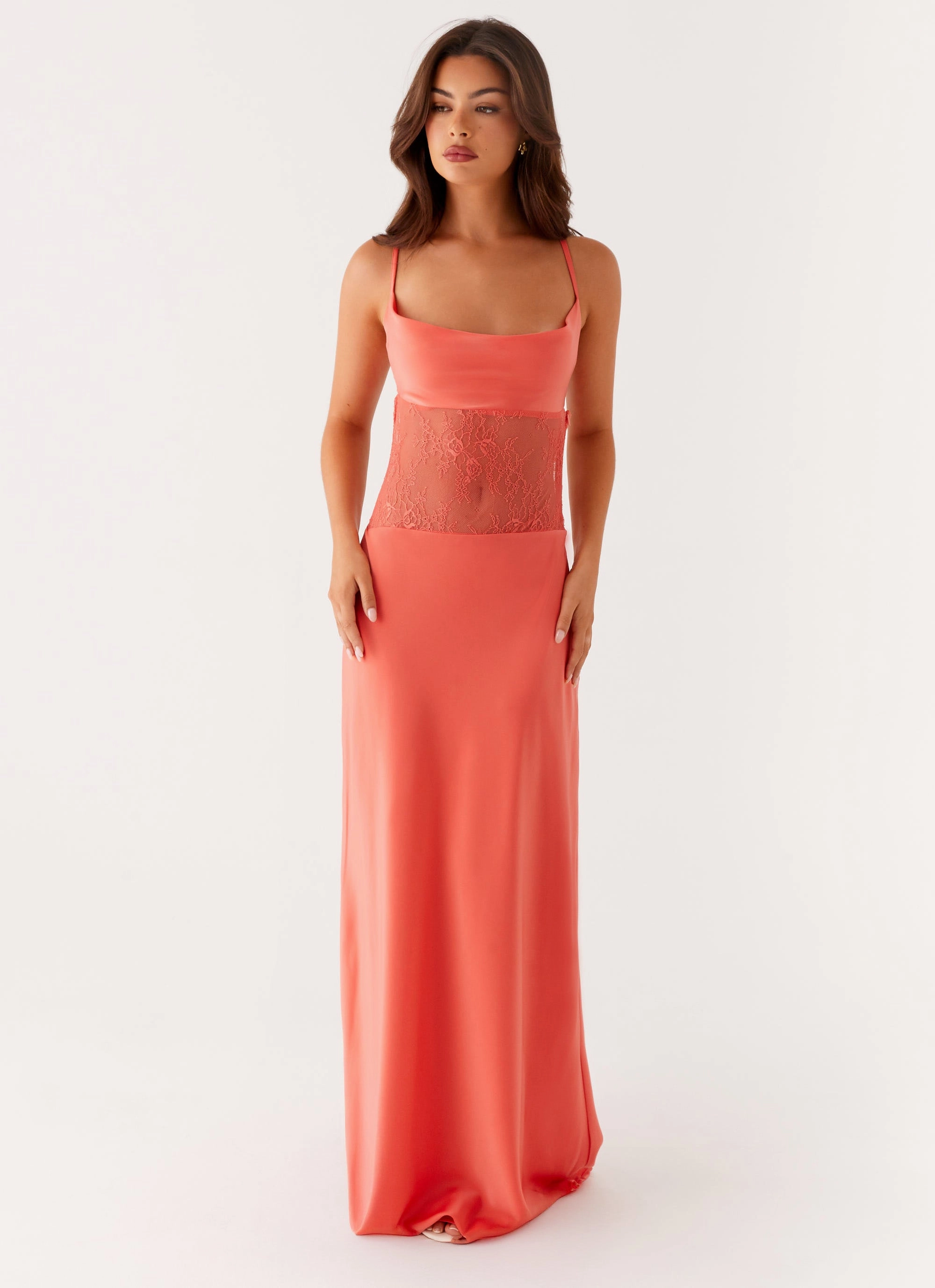 Festive Wear Shae Maxi Dress - Tangerine