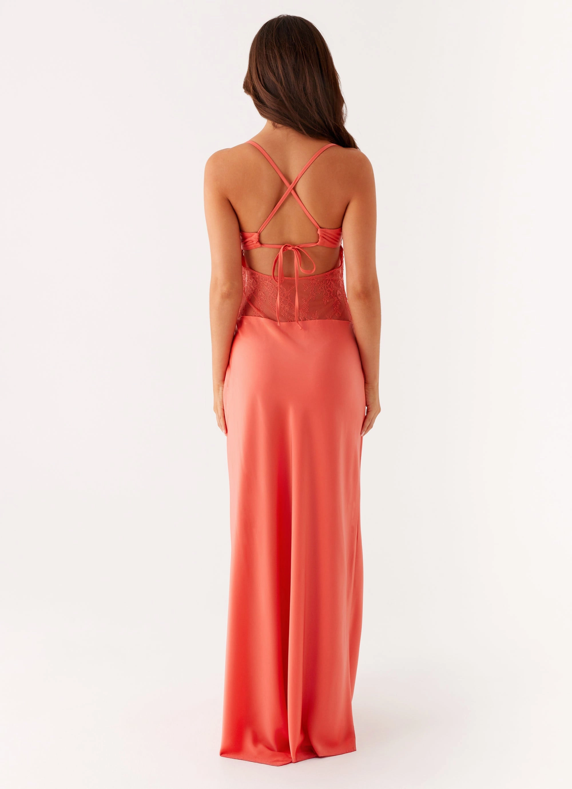 Eco Friendly Shae Maxi Dress - Tangerine