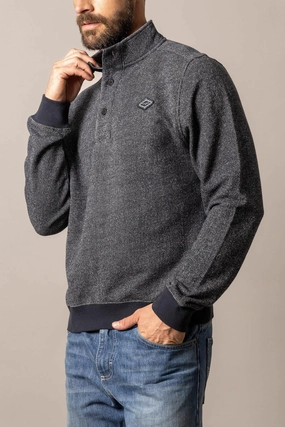 Kimes Ranch Mens Kingswell Black 100% Cotton Sweatshirt Affordable Luxury