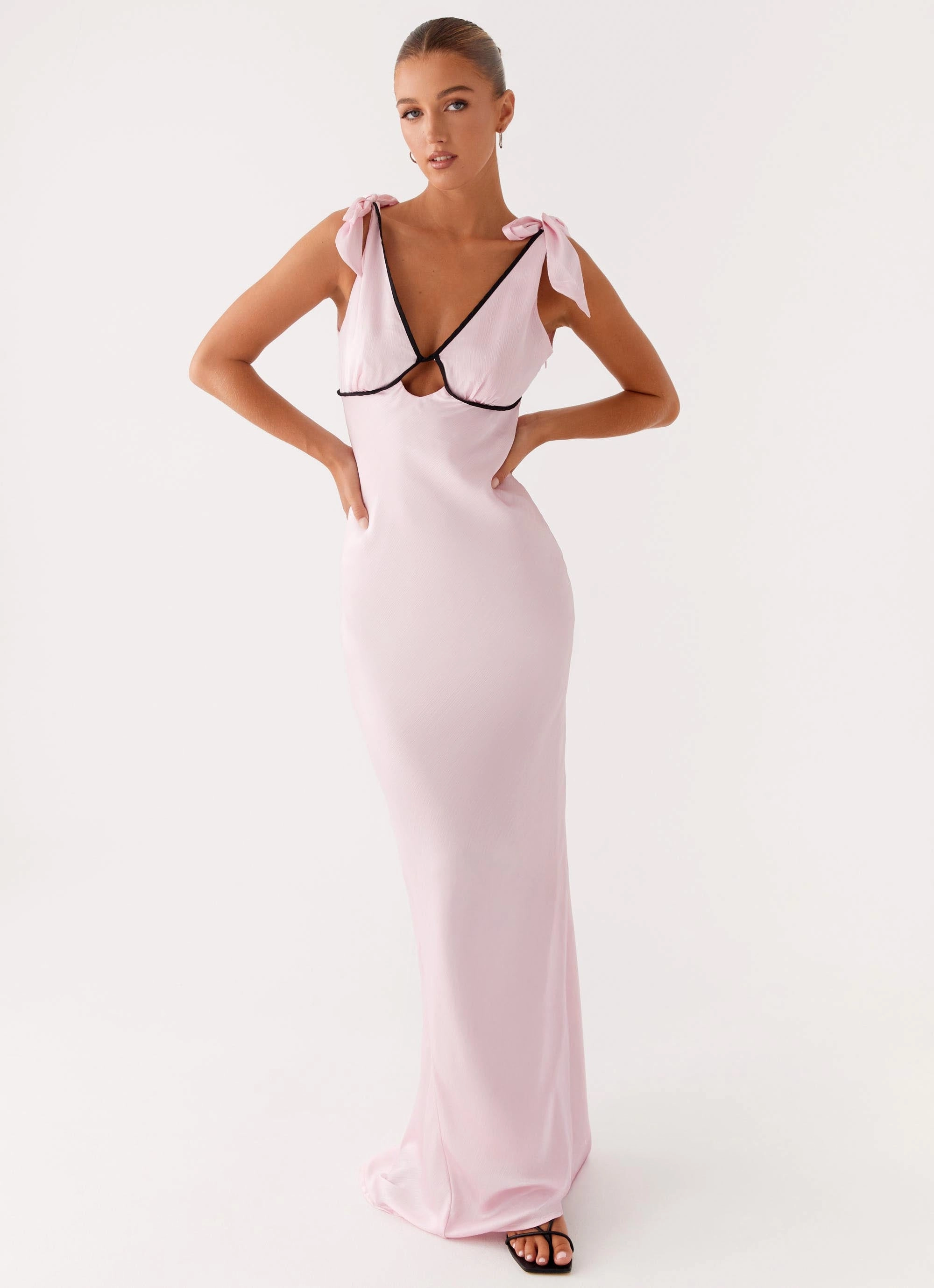 Timeless Outerwear Romeo Maxi Dress - Pink