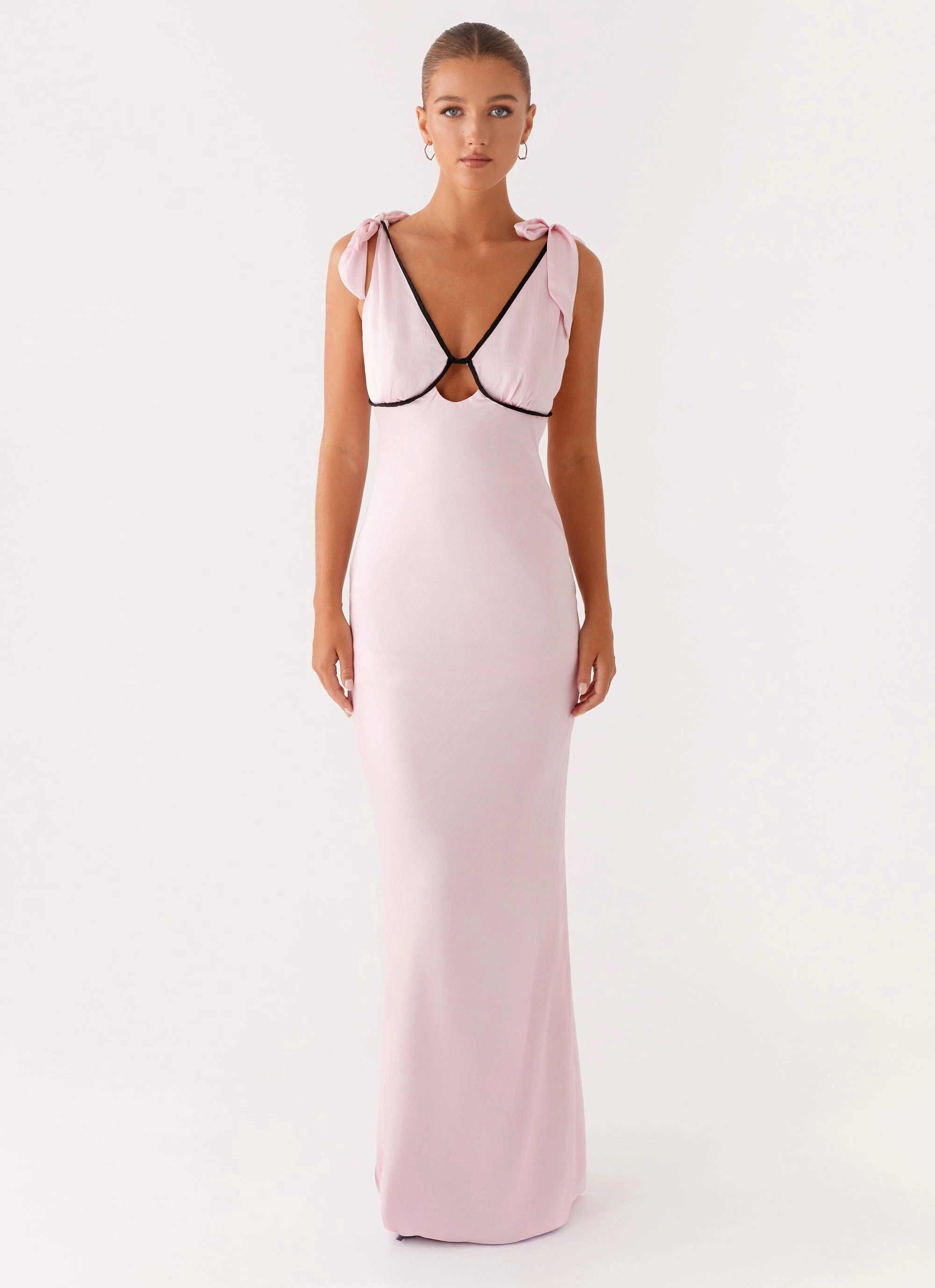 Romeo Maxi Dress - Pink Layered Volume