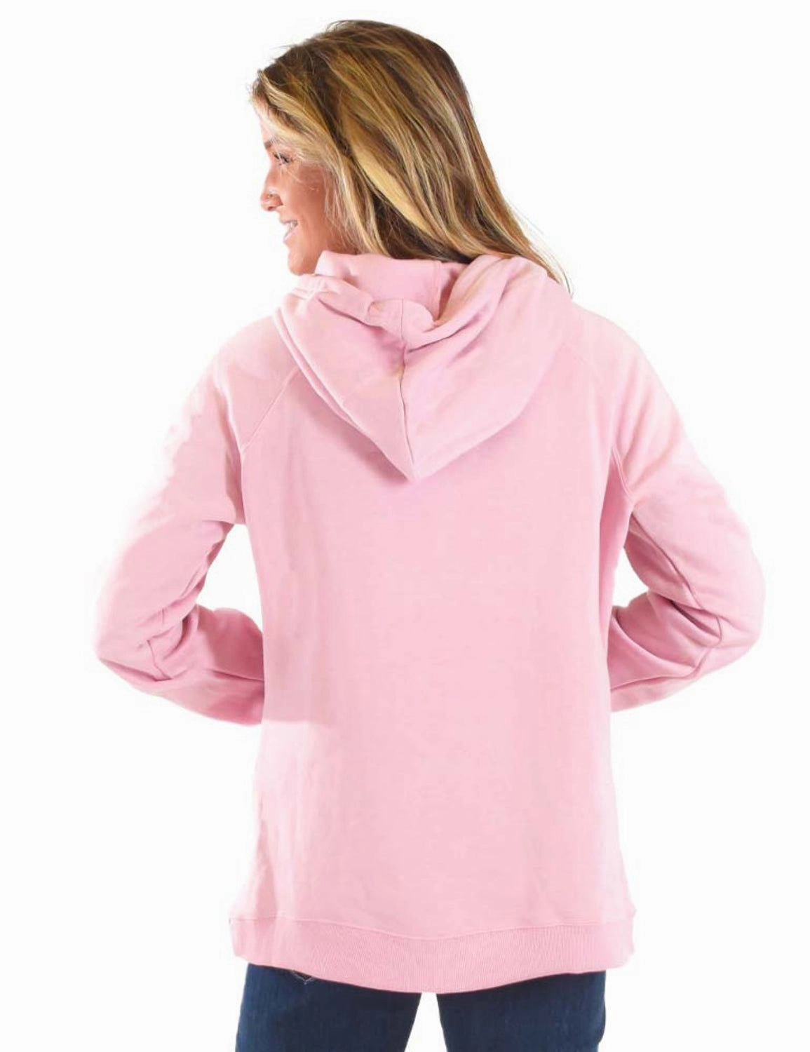 Outdoor Adventure Wear Cowgirl Tuff Womens Gray Believe Pink Poly/Rayon Hoodie