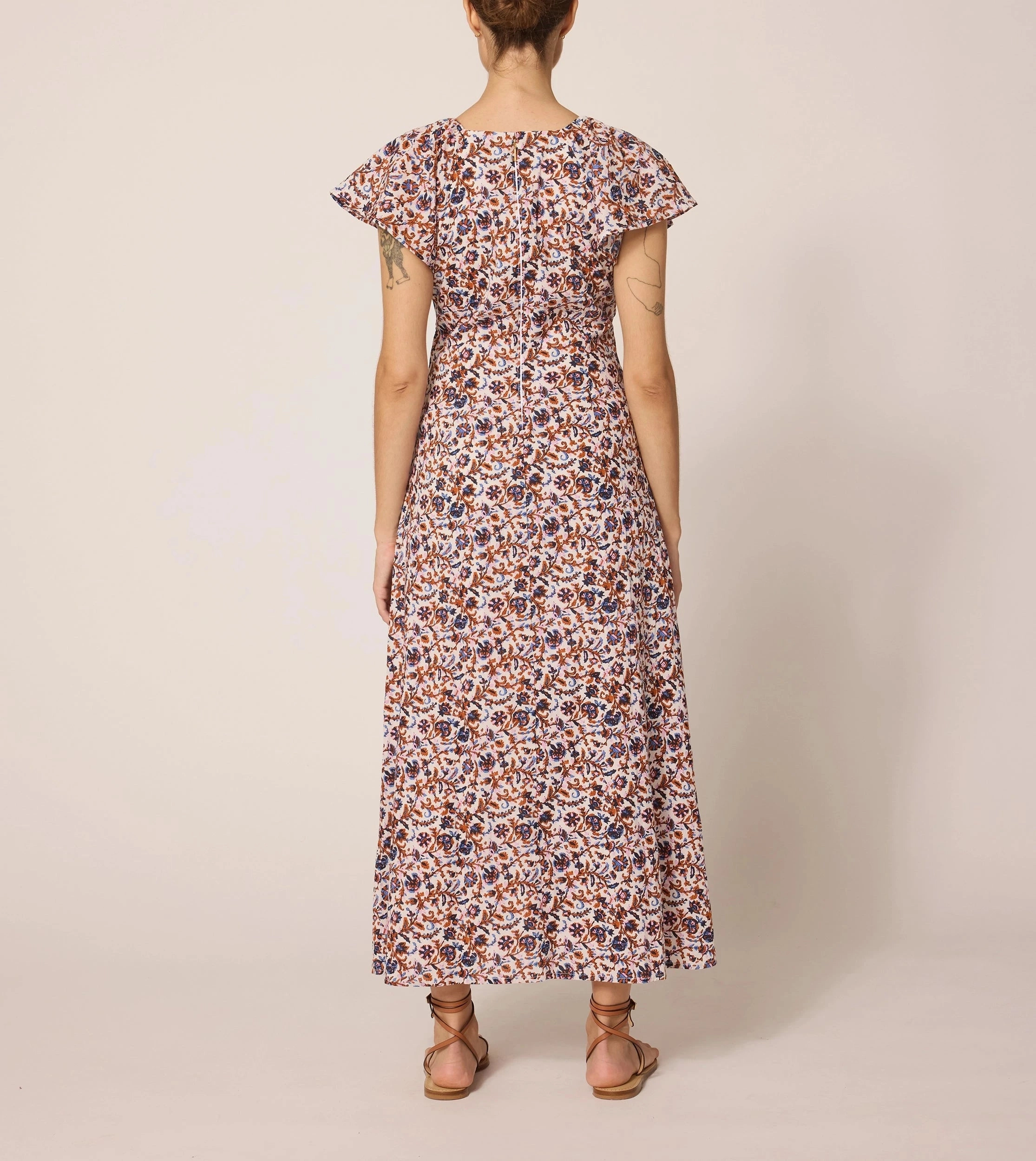 Patterned-Fabric Briar Ankle Dress | Bellucci