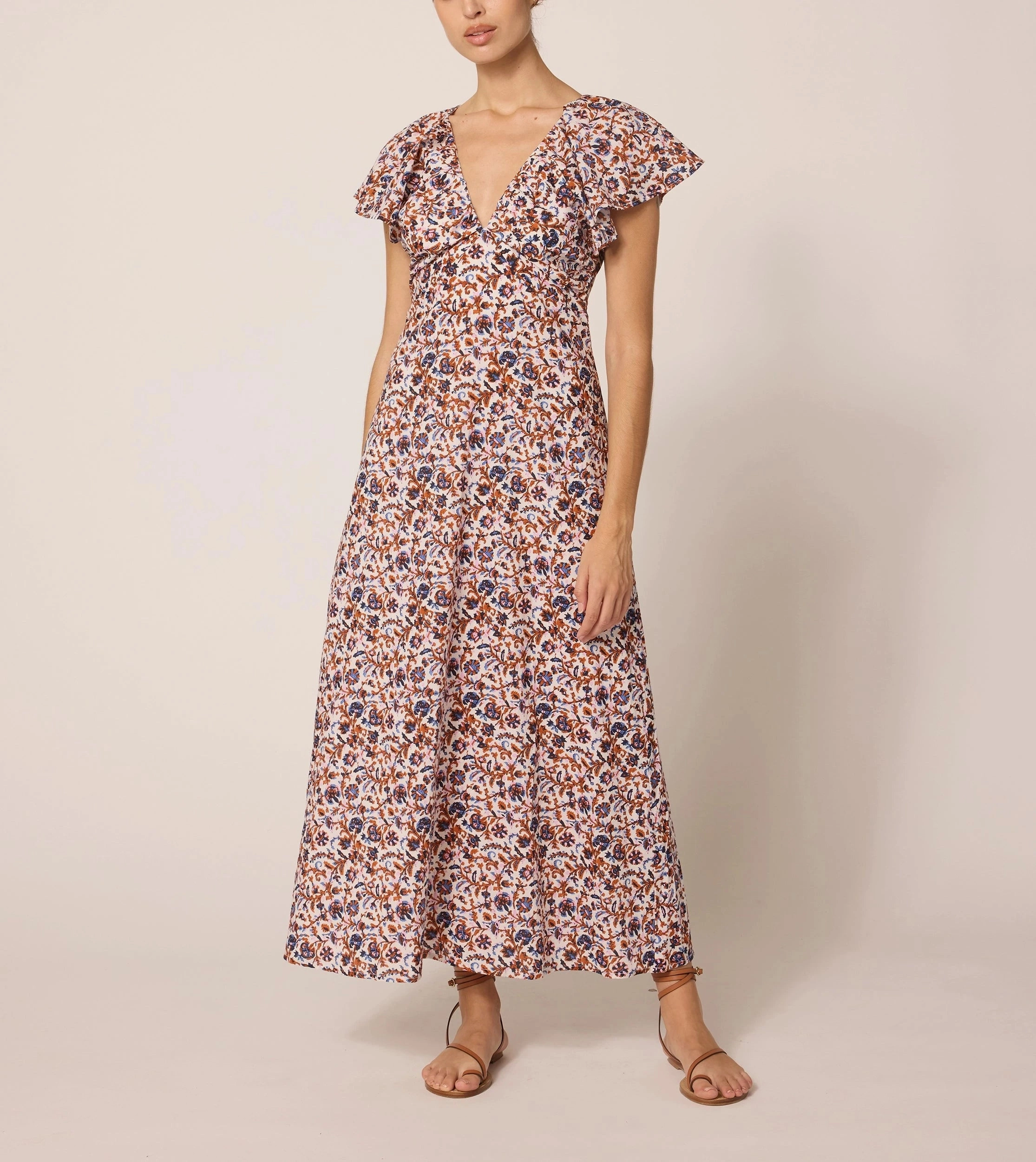 Drape Wave Summer Air Briar Ankle Dress | Bellucci