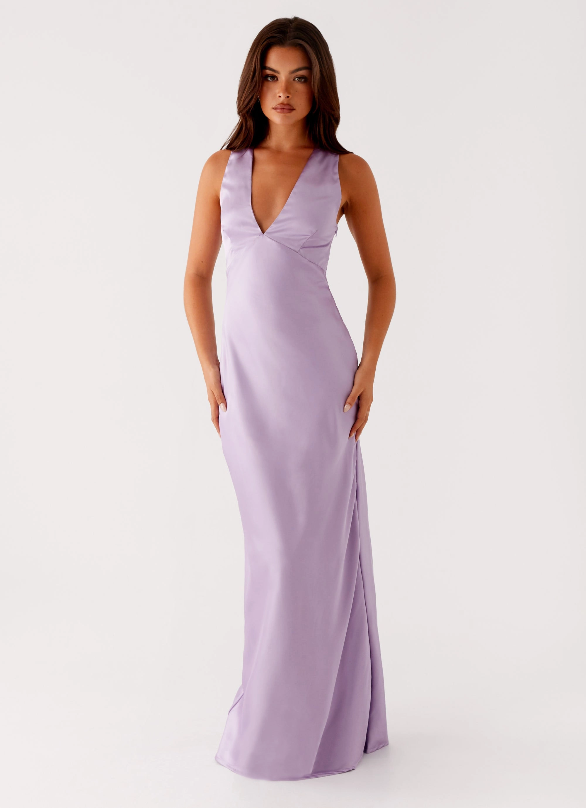 Oversized Fit Brody Maxi Dress - Lilac