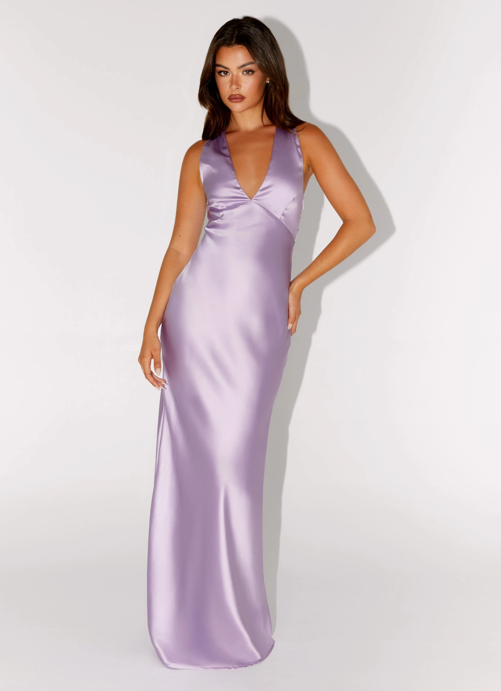 Brody Maxi Dress - Lilac Stylish Design Smart and Stylish